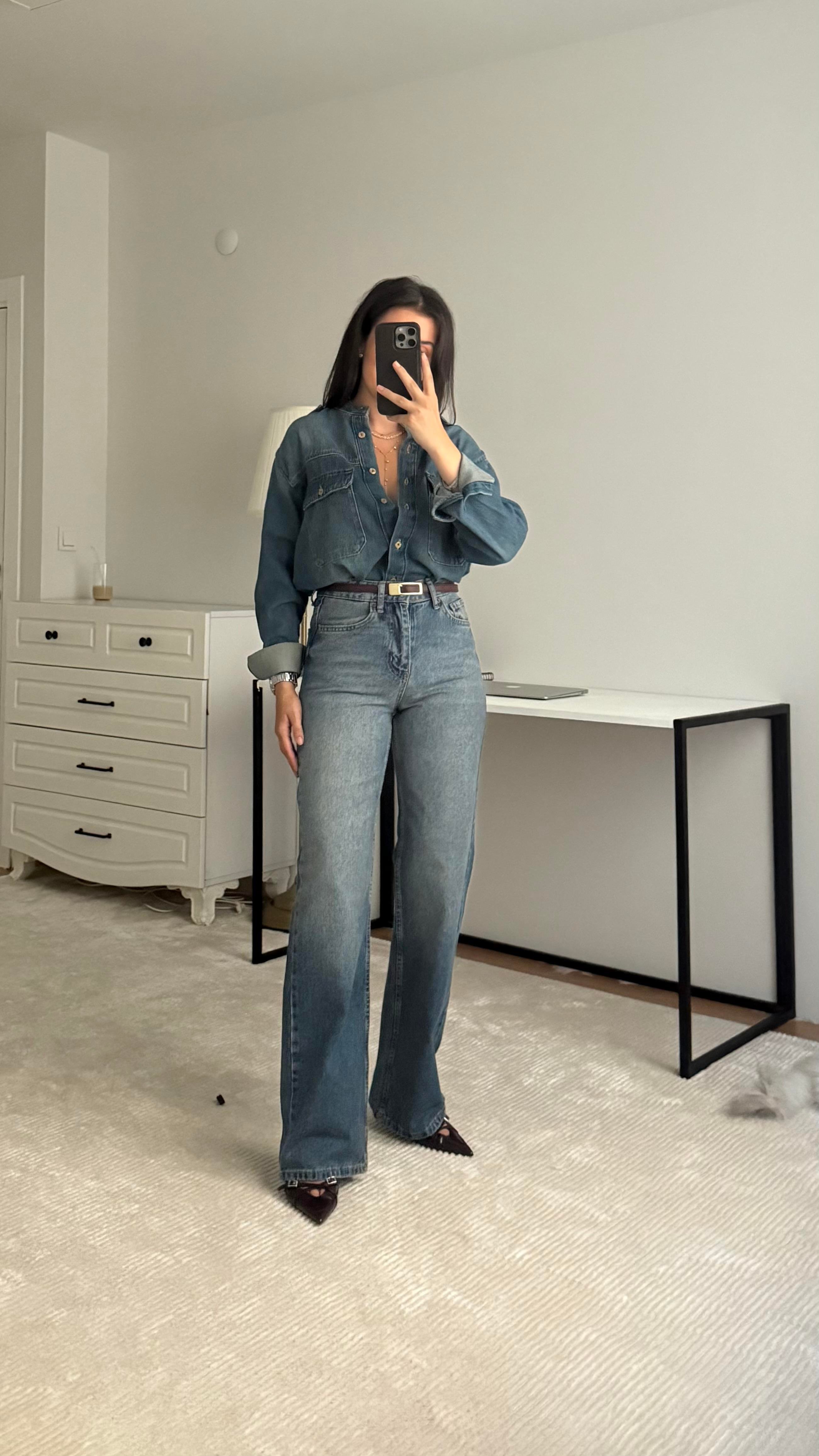 Marka Koyu Mavi Straight Jean