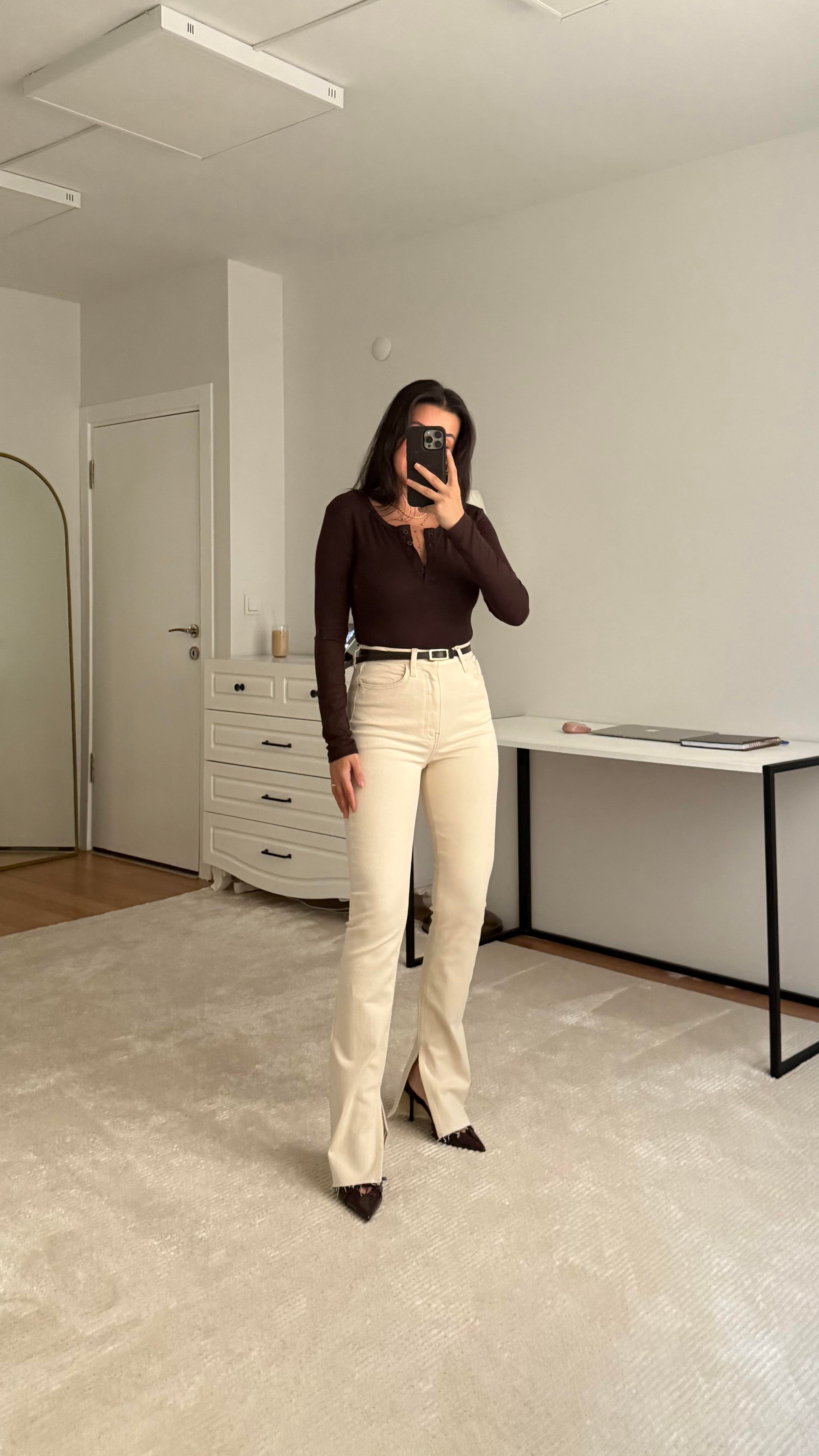 Marka Krem Slım Flare Jean