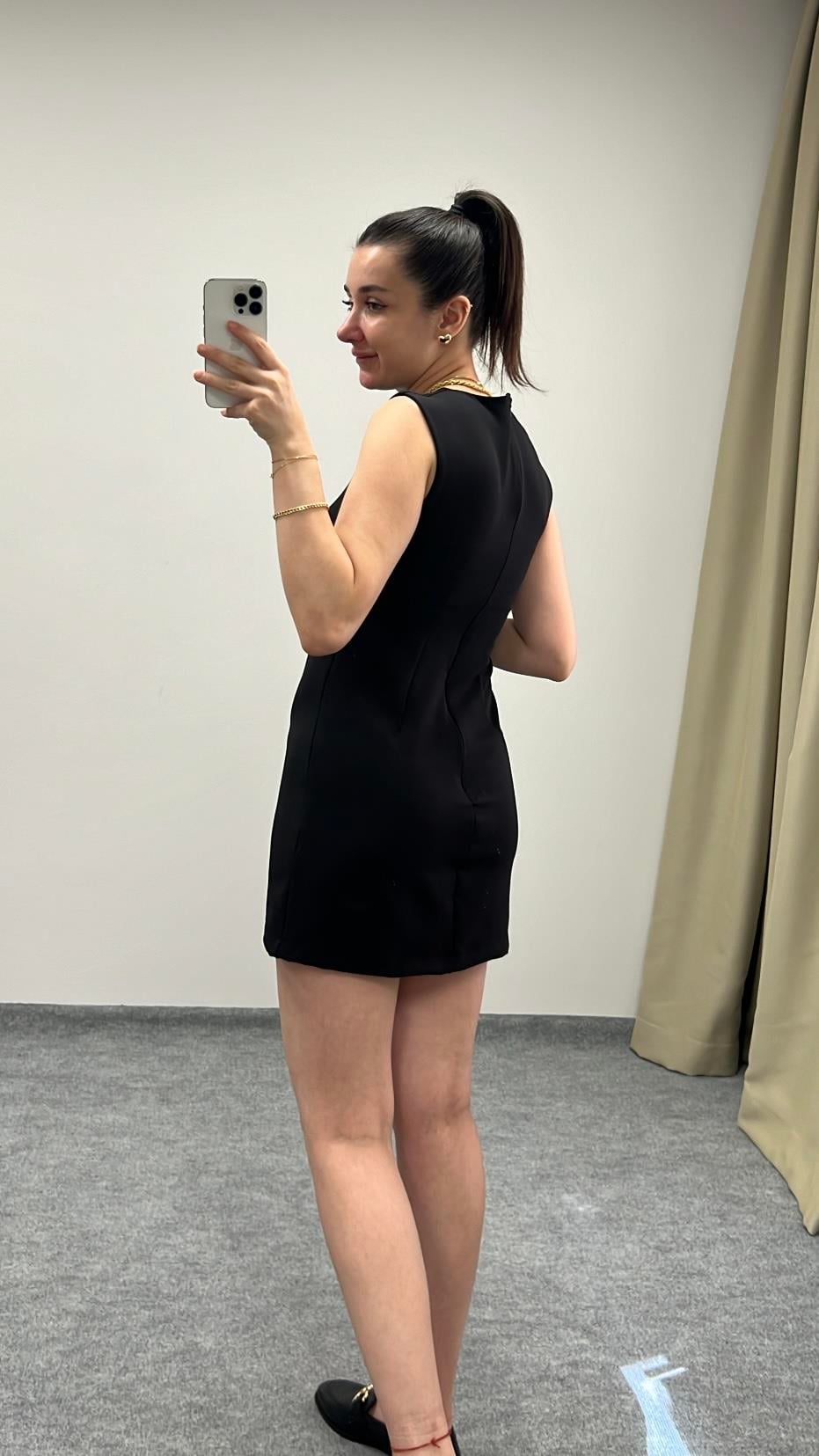 MARKA MİNİ SİYAH ELBİSE