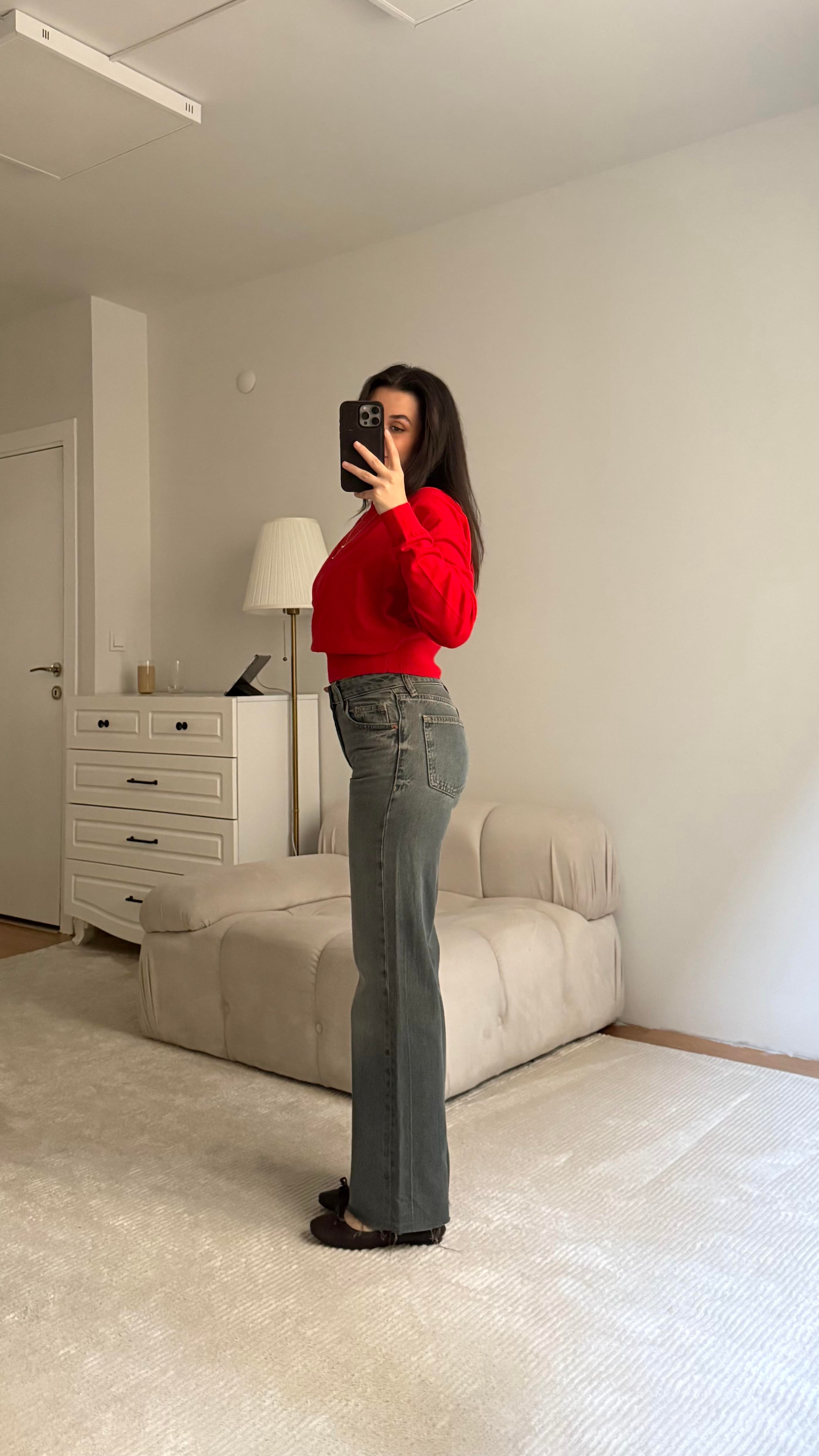 Marka Orta Bel Wide Leg Jean