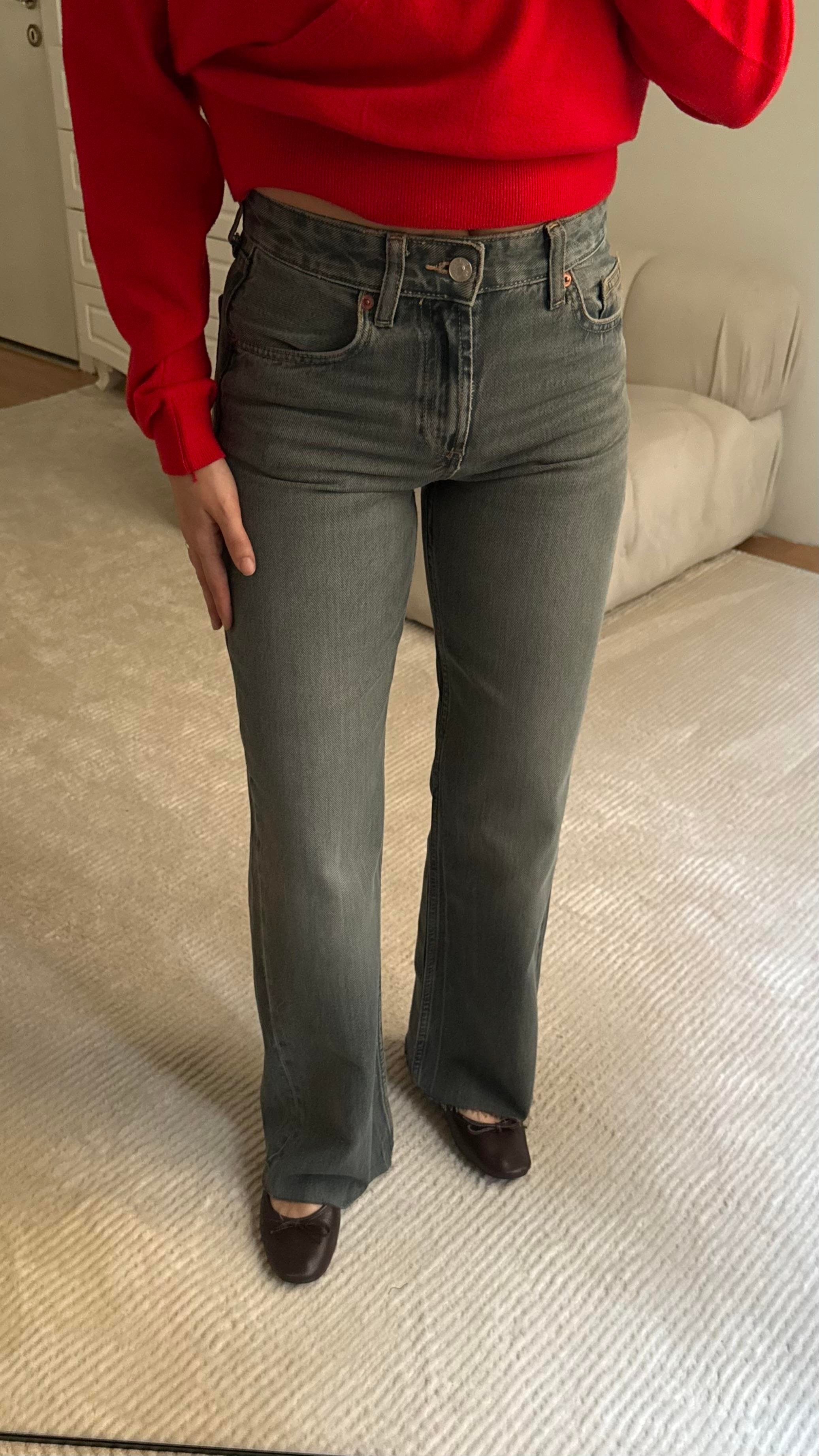 Marka Orta Bel Wide Leg Jean