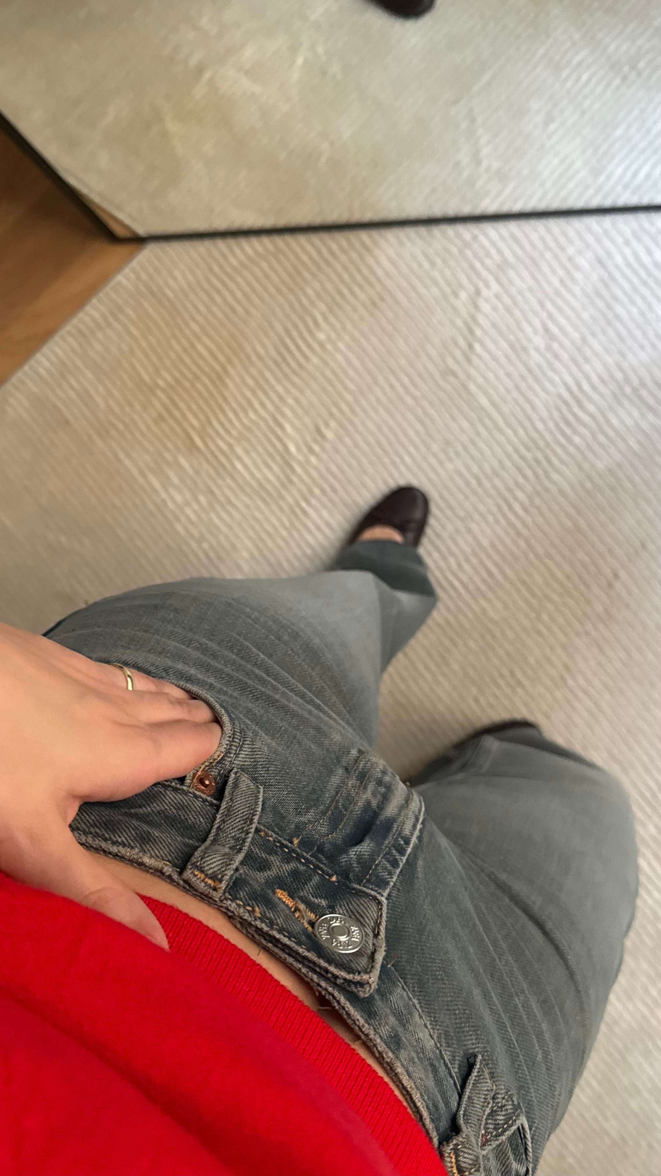 Marka Orta Bel Wide Leg Jean
