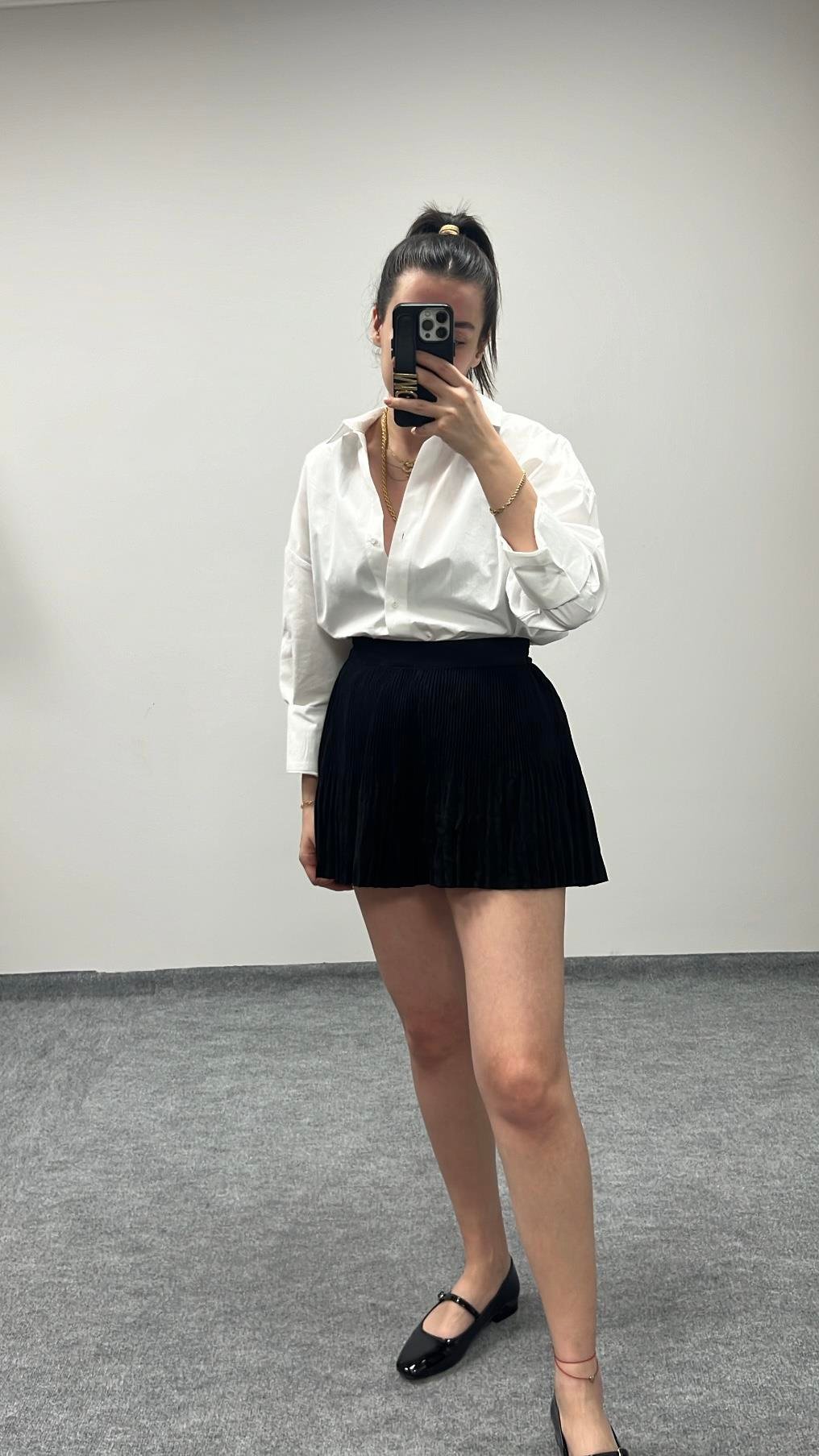 MARKA PİLELİ ETEK GÖRÜNÜMLÜ ŞORT