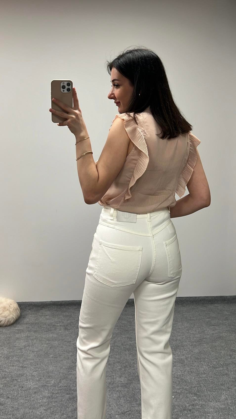 MARKA ROSE TRANSPARAN BLUZ