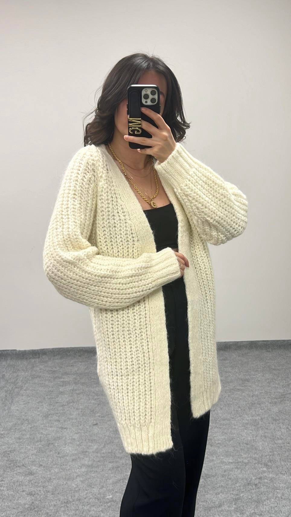 MARKA SELANİK ÖRME HIRKA