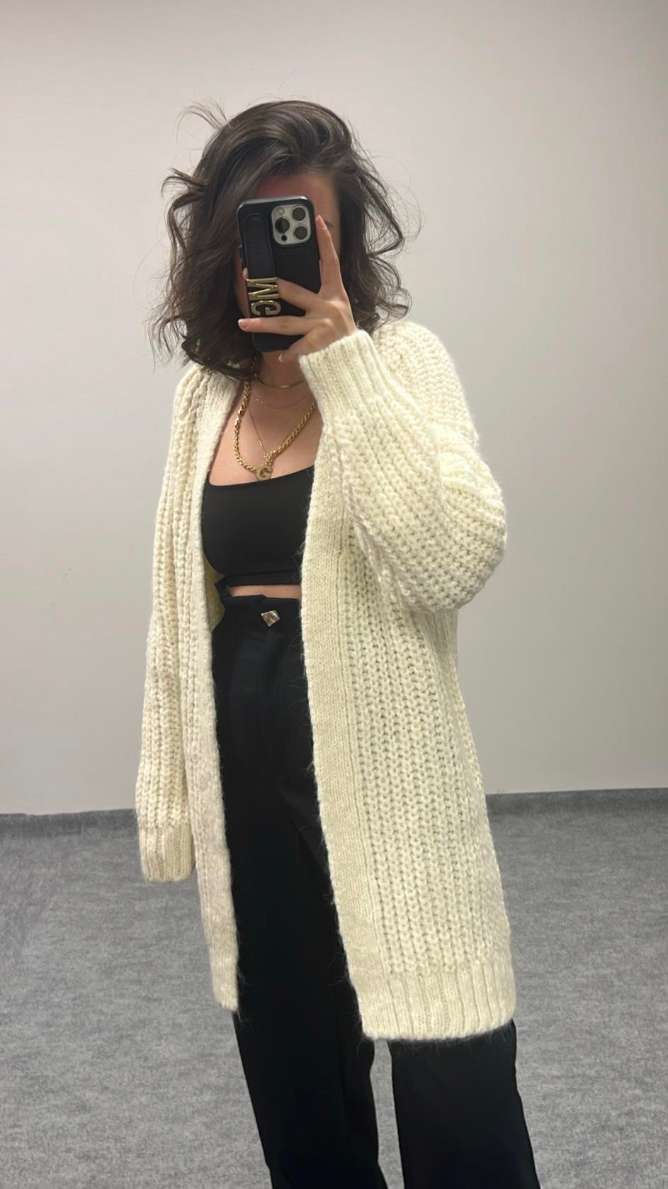 MARKA SELANİK ÖRME HIRKA