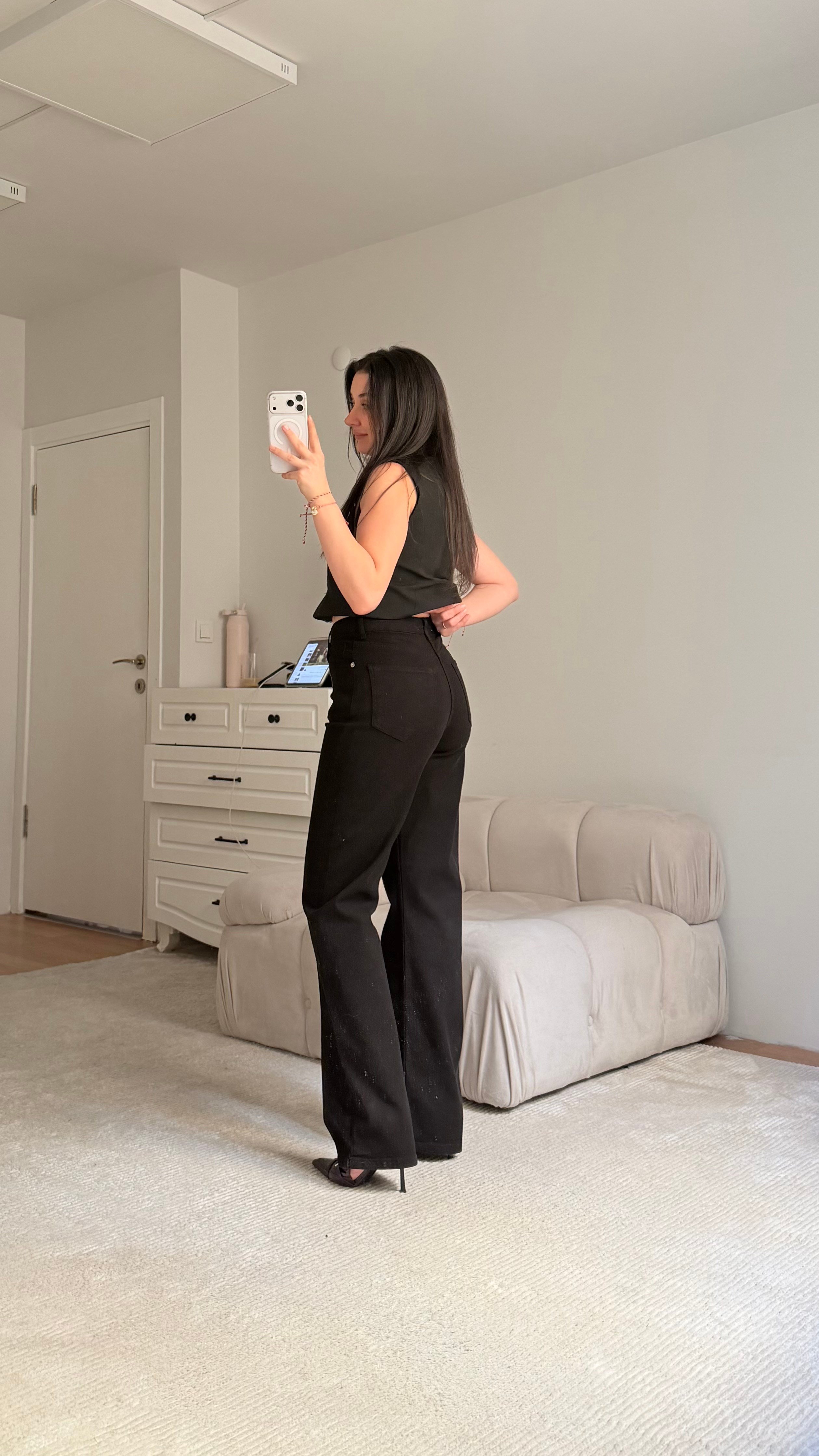 Marka Siyah Düz KesimJean