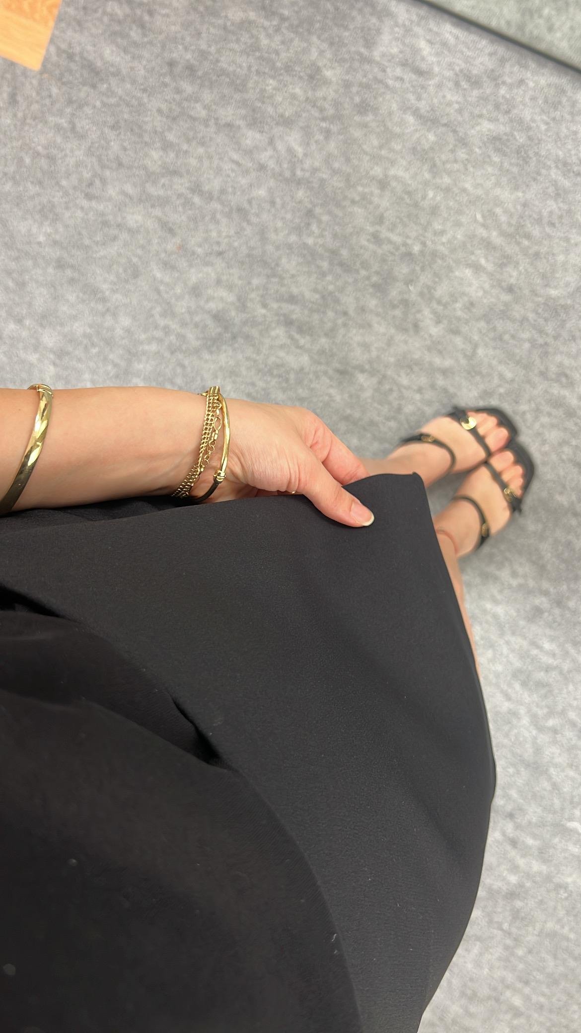 Marka Siyah Mini Şortlu Etek