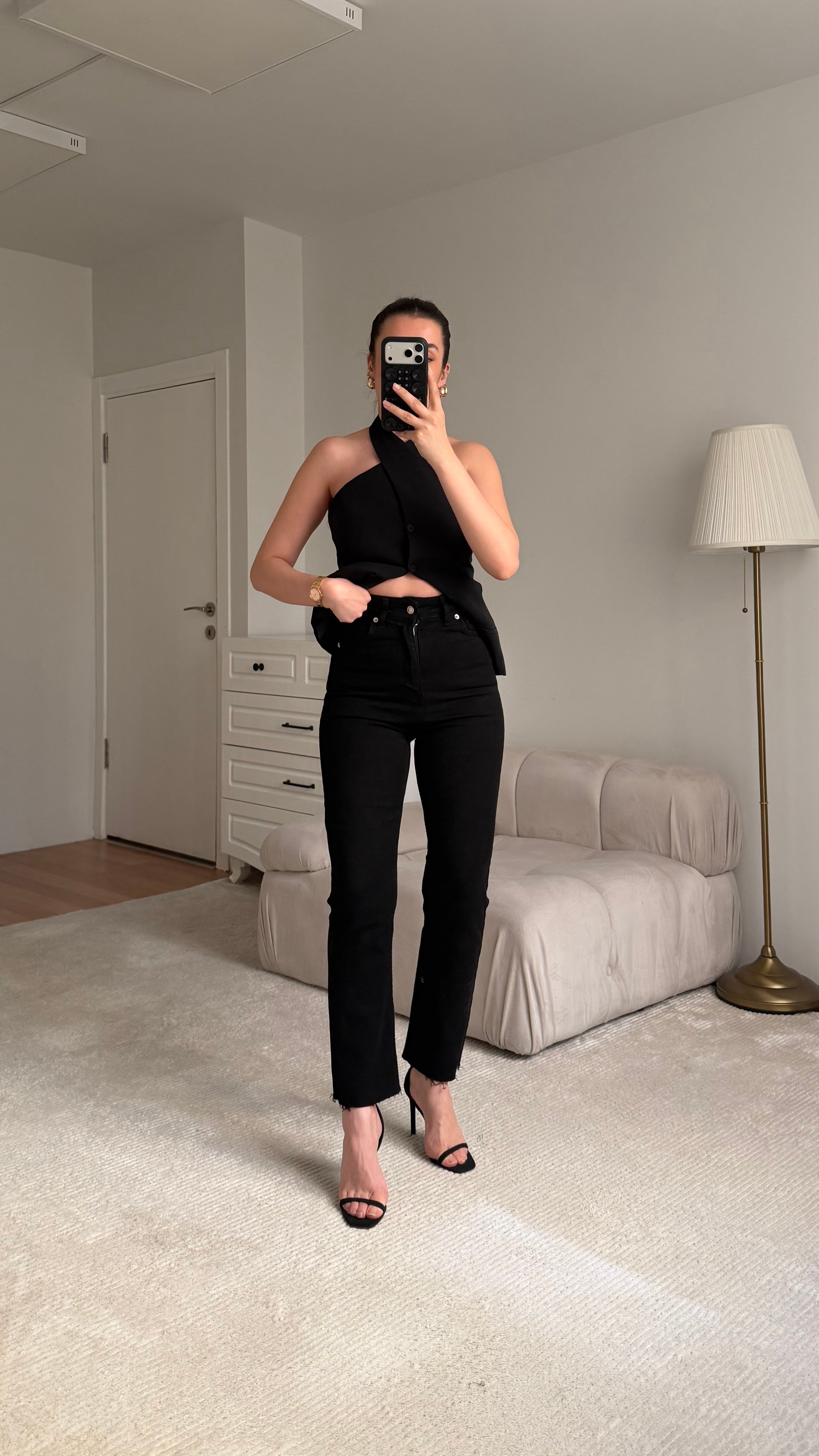 Marka Siyah Slım Straight Fit Jean
