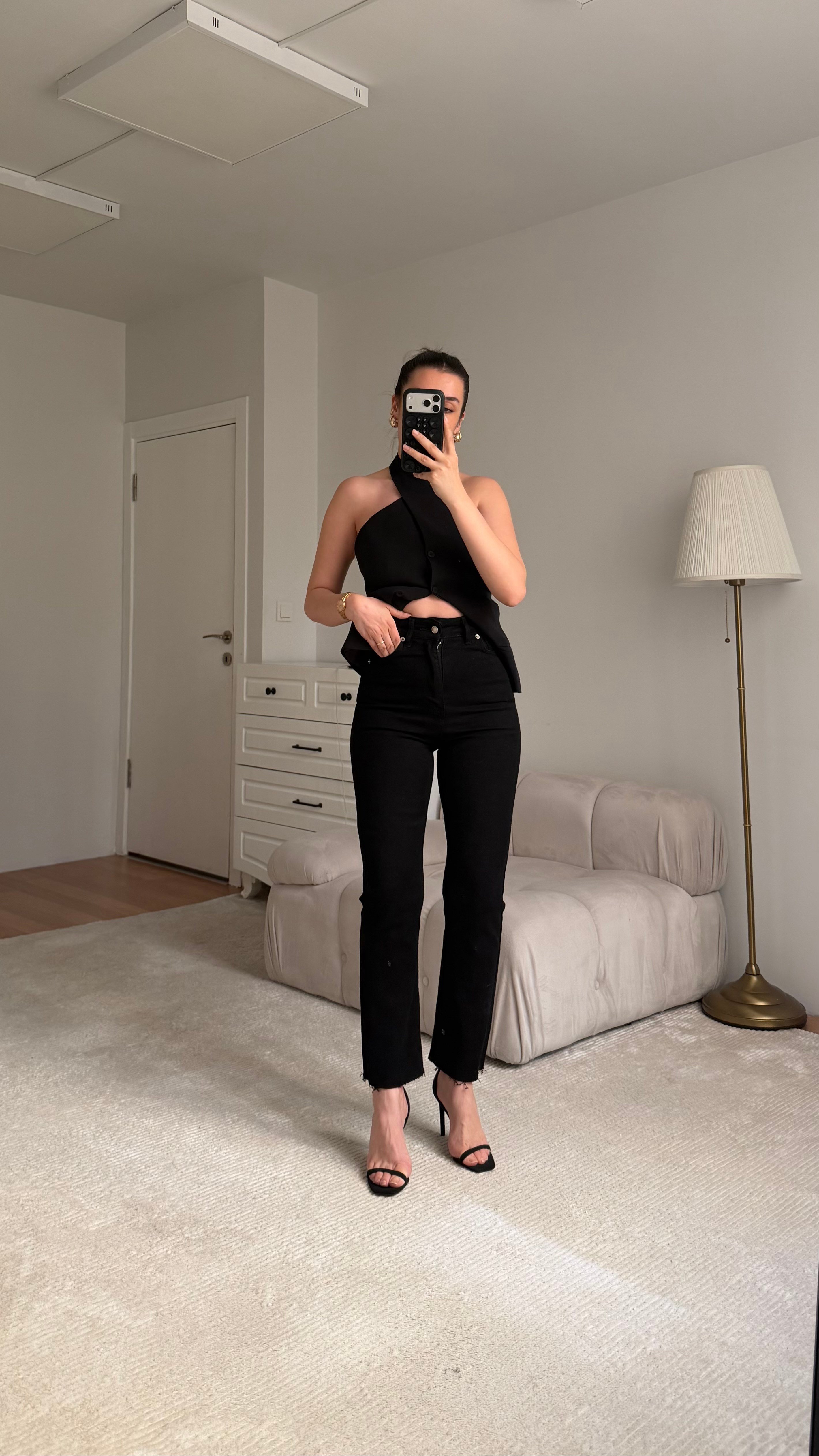 Marka Siyah Slım Straight Fit Jean