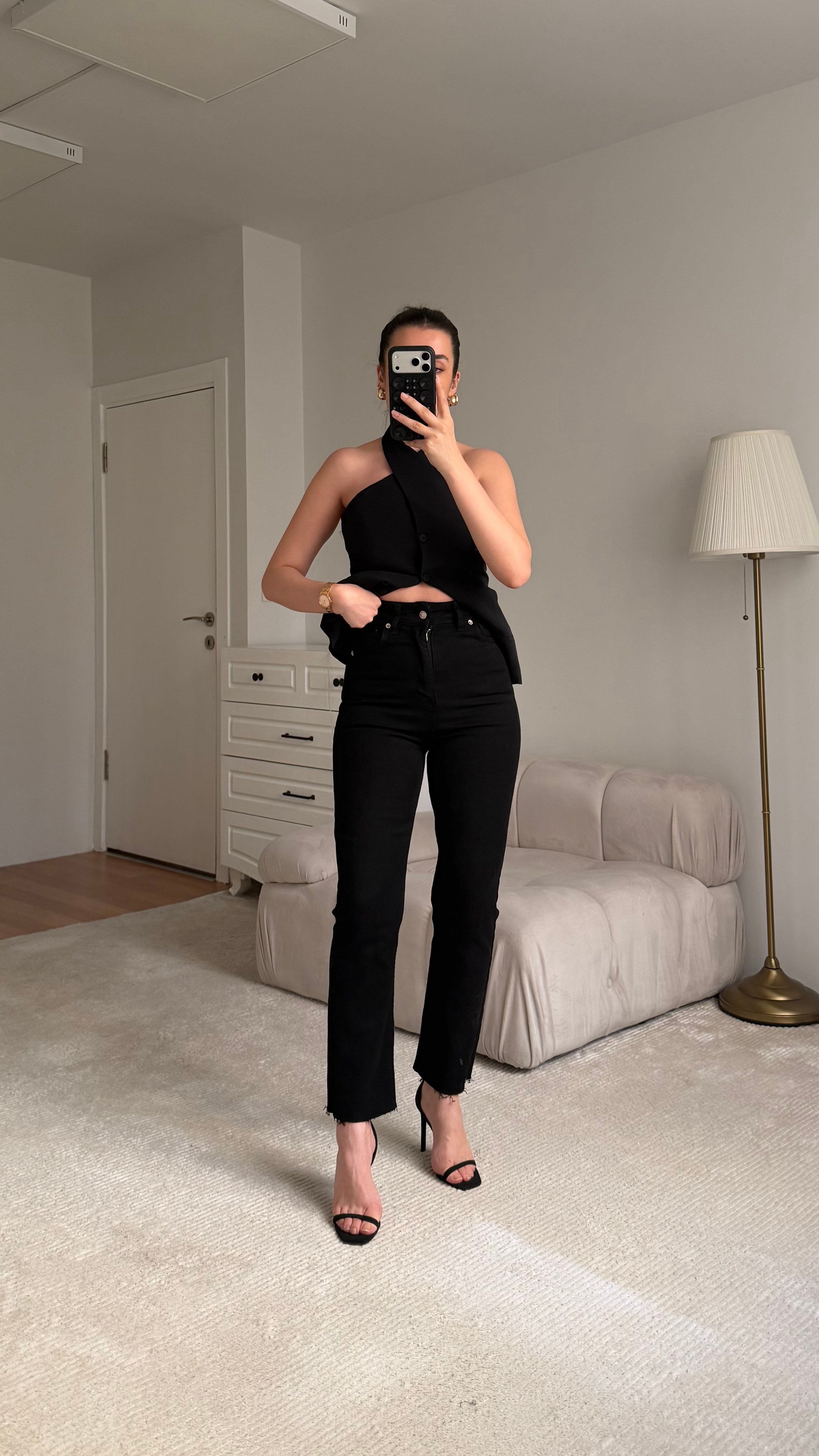 Marka Siyah Slım Straight Fit Jean
