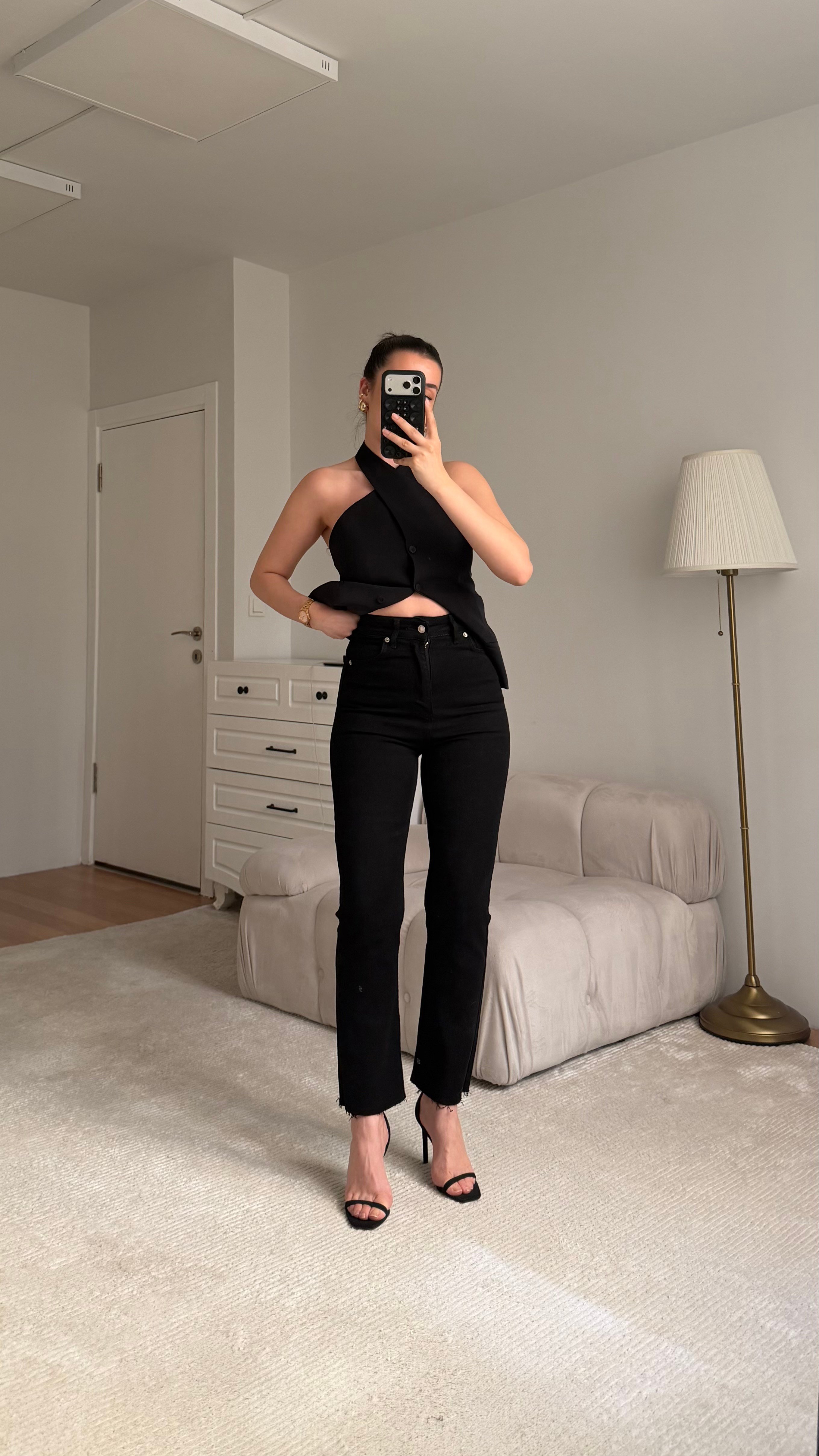 Marka Siyah Slım Straight Fit Jean