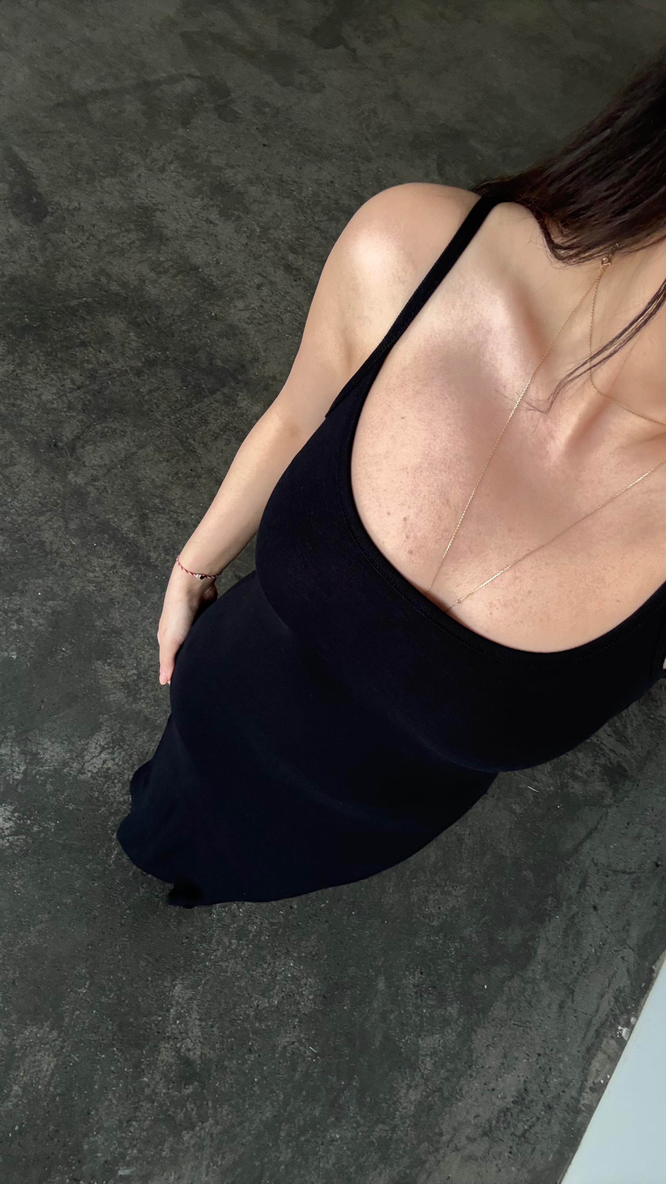 Marka Siyah Soft Touch Maxi Elbise