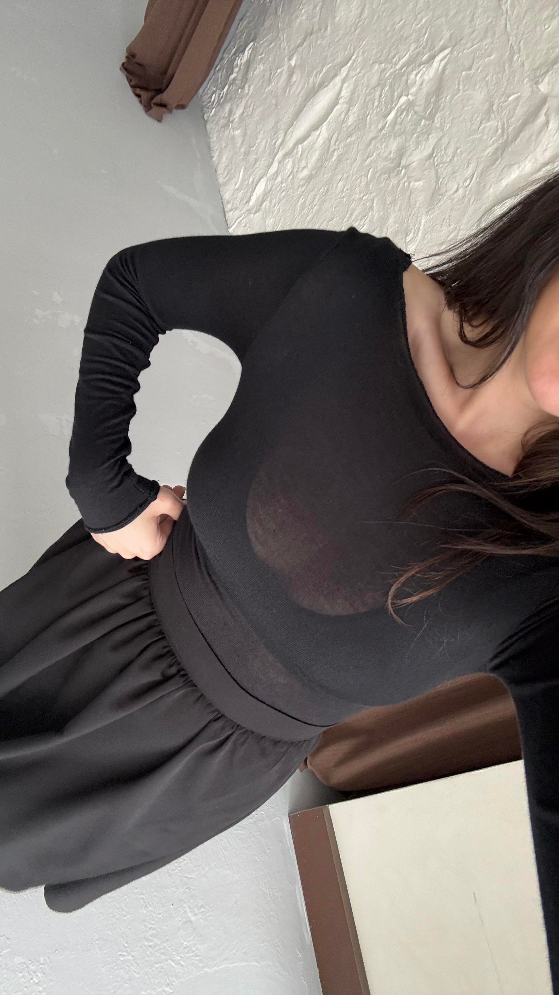 Marka Siyah Trasnparan Bluz