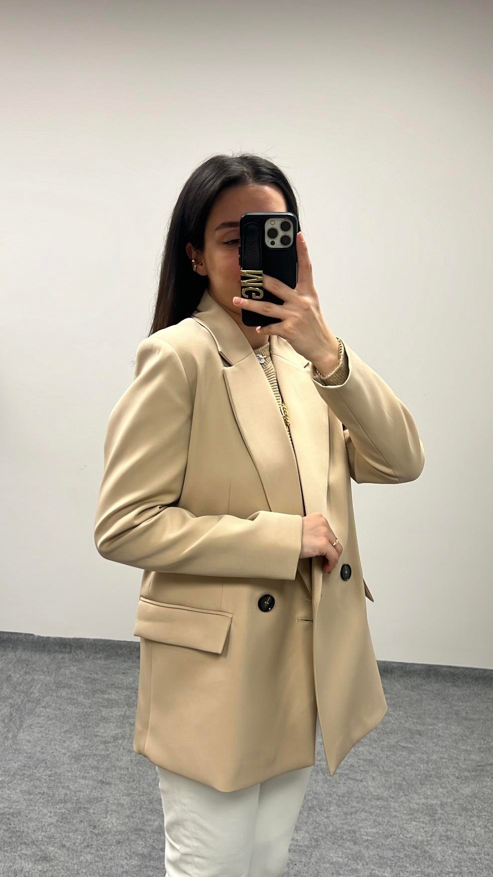 MARKA TAŞ KRUVAZE BLAZER