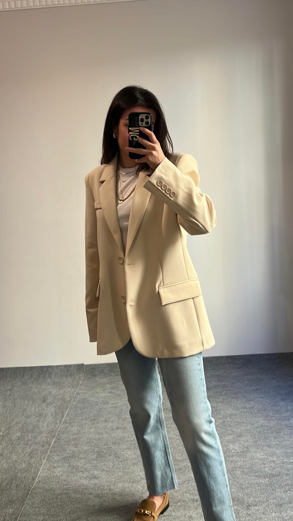 MARKA TAŞ KRUVAZE BLAZER