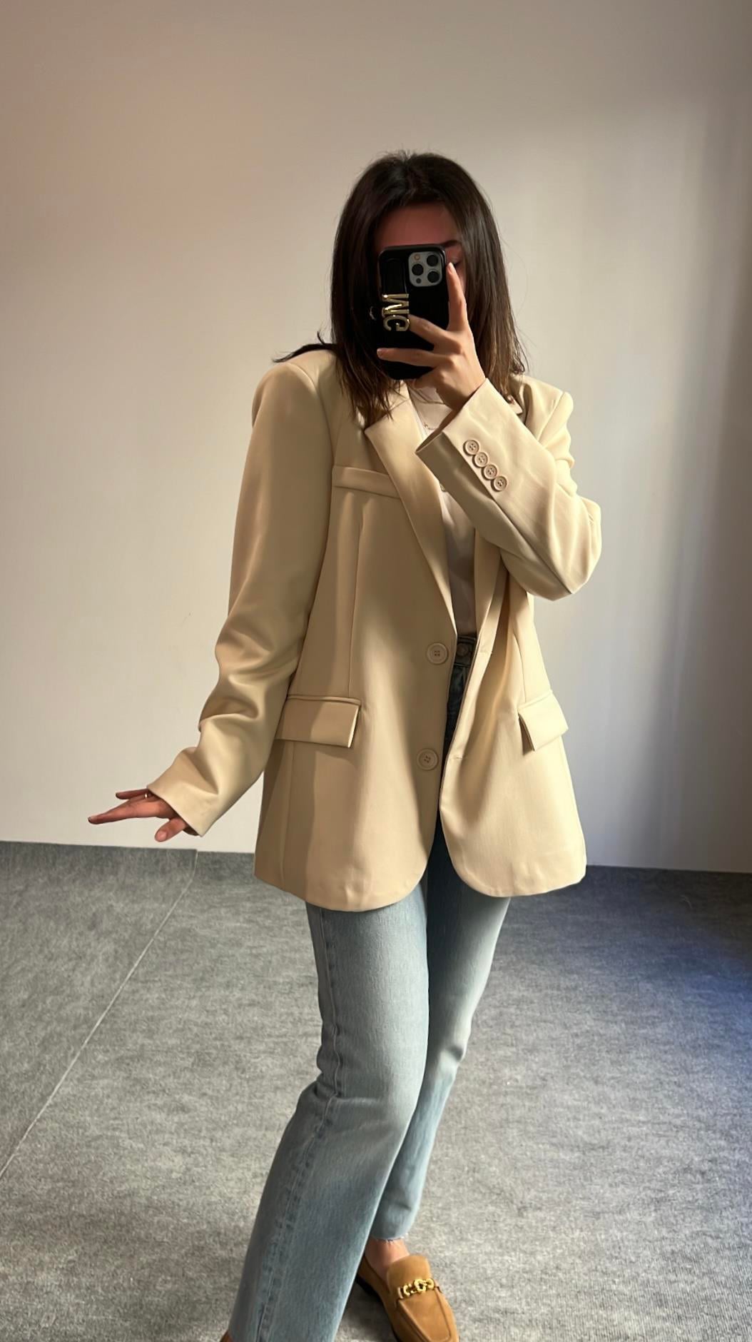 MARKA TAŞ KRUVAZE BLAZER