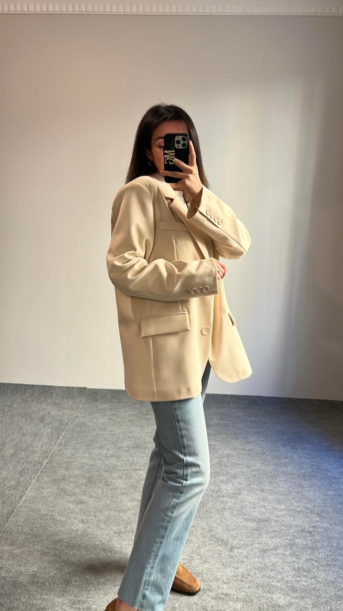 MARKA TAŞ KRUVAZE BLAZER