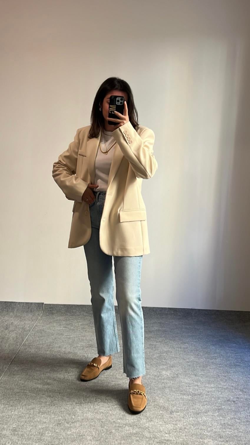 MARKA TAŞ KRUVAZE BLAZER