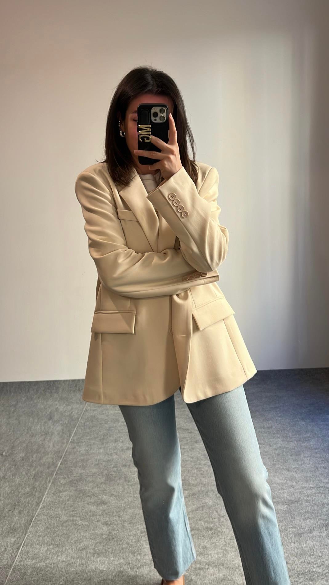 MARKA TAŞ KRUVAZE BLAZER