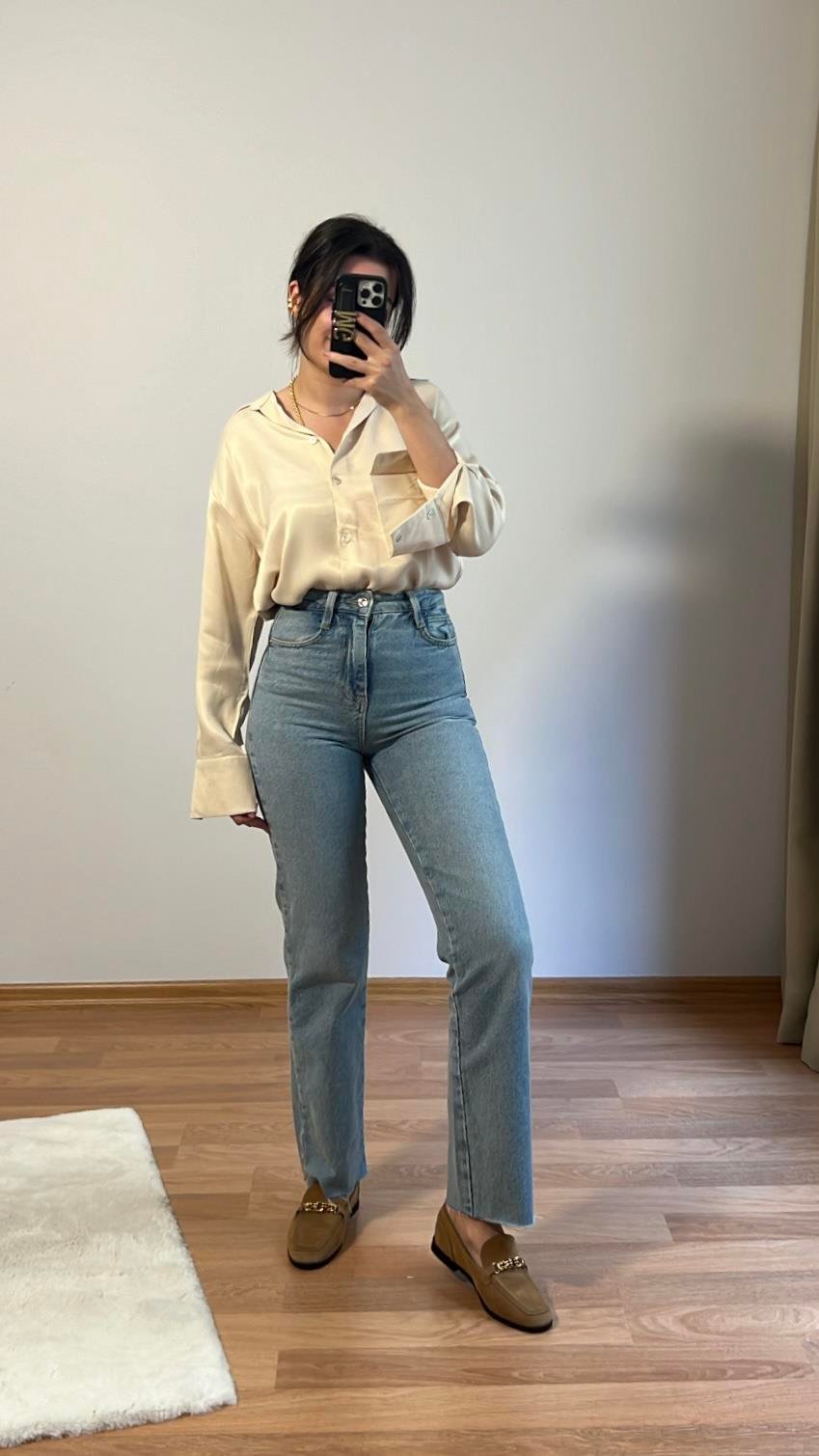 MARKA TAŞ SATEN GÖMLEK