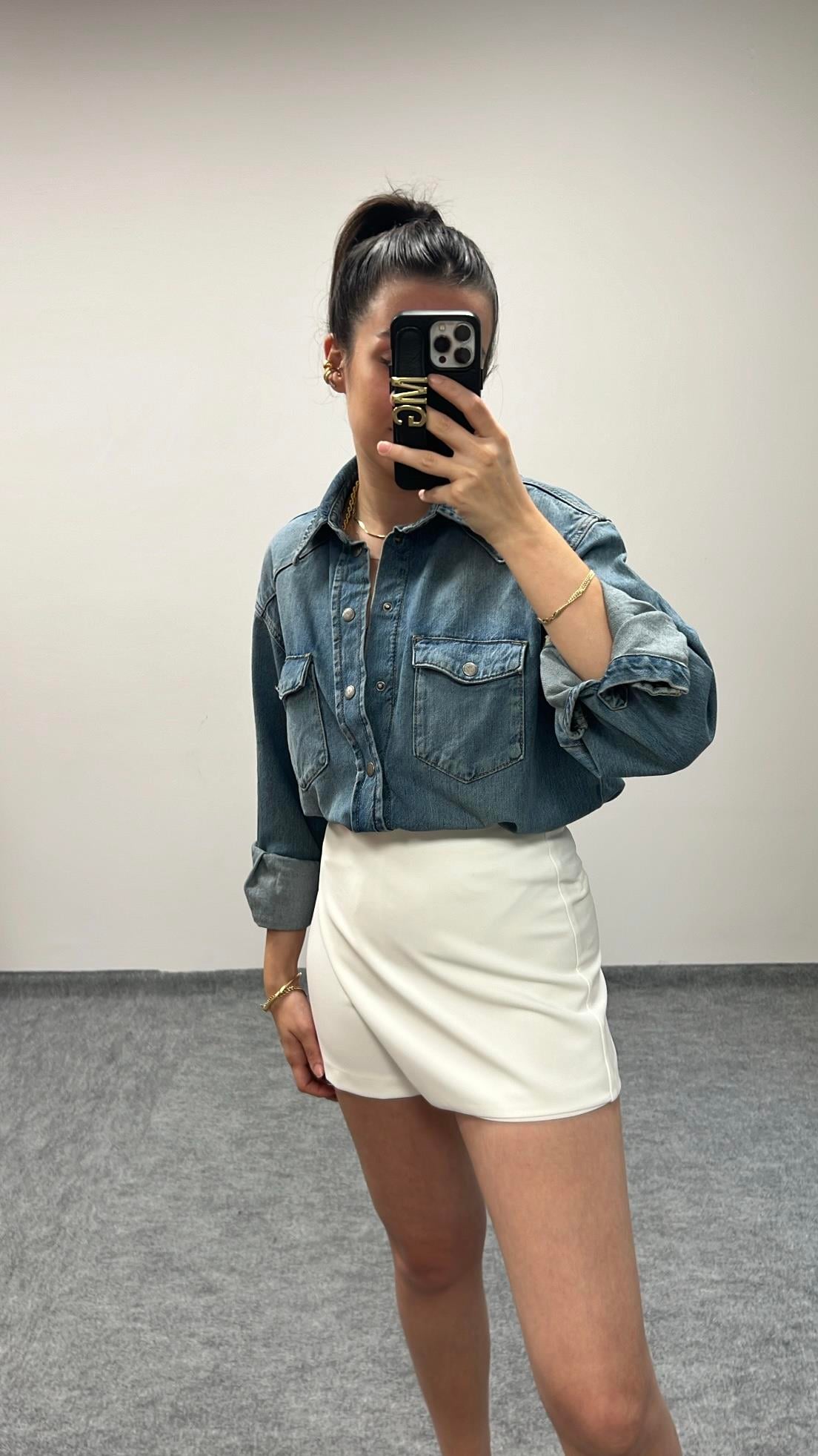 MARKA VINTAGE DENİM GÖMLEK