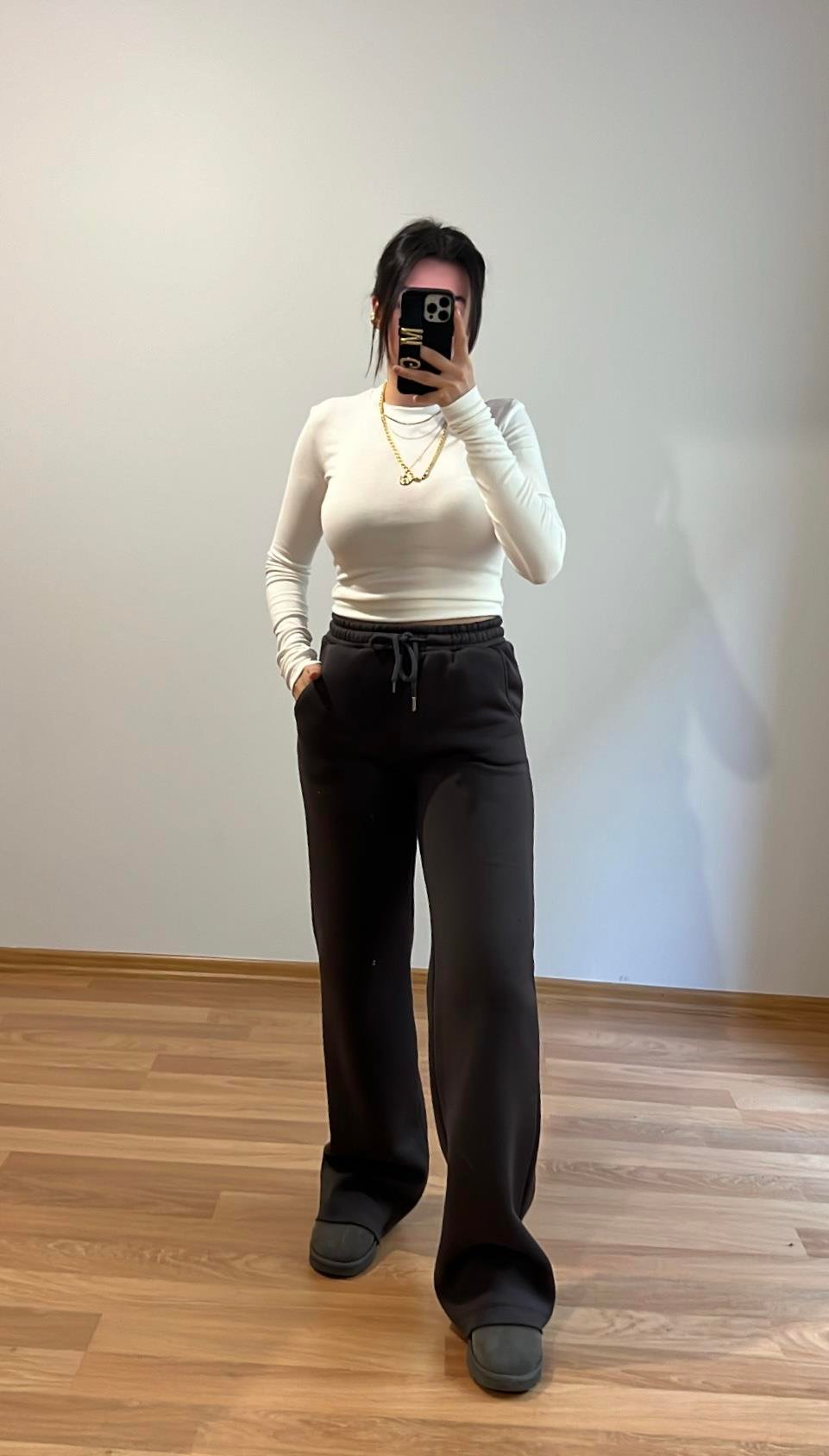 MARKA2 BEYAZ BASIC UZUN KOLLU BADİ