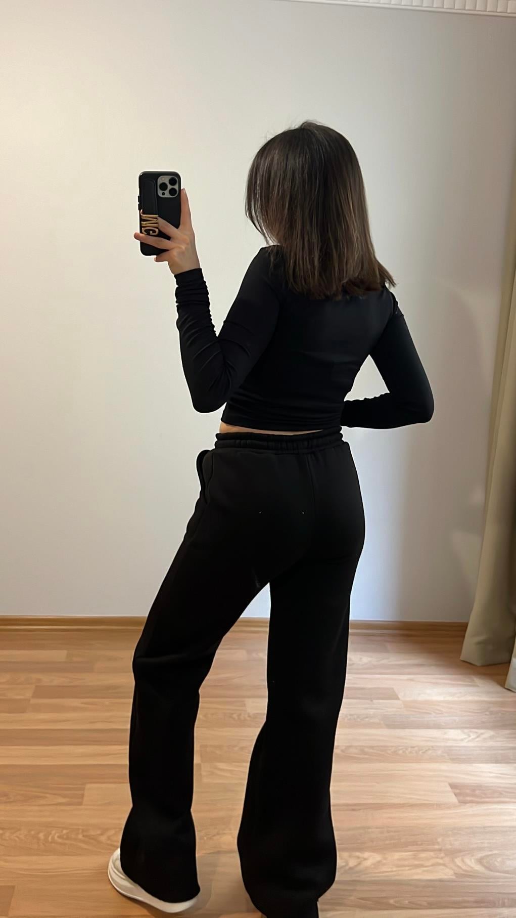 MARKA2 SİYAH BASIC UZUN KOLLU BADİ