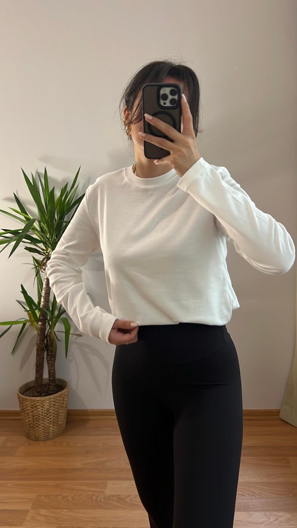 MASSİ UZUN KOLLU BASIC TİŞÖRT