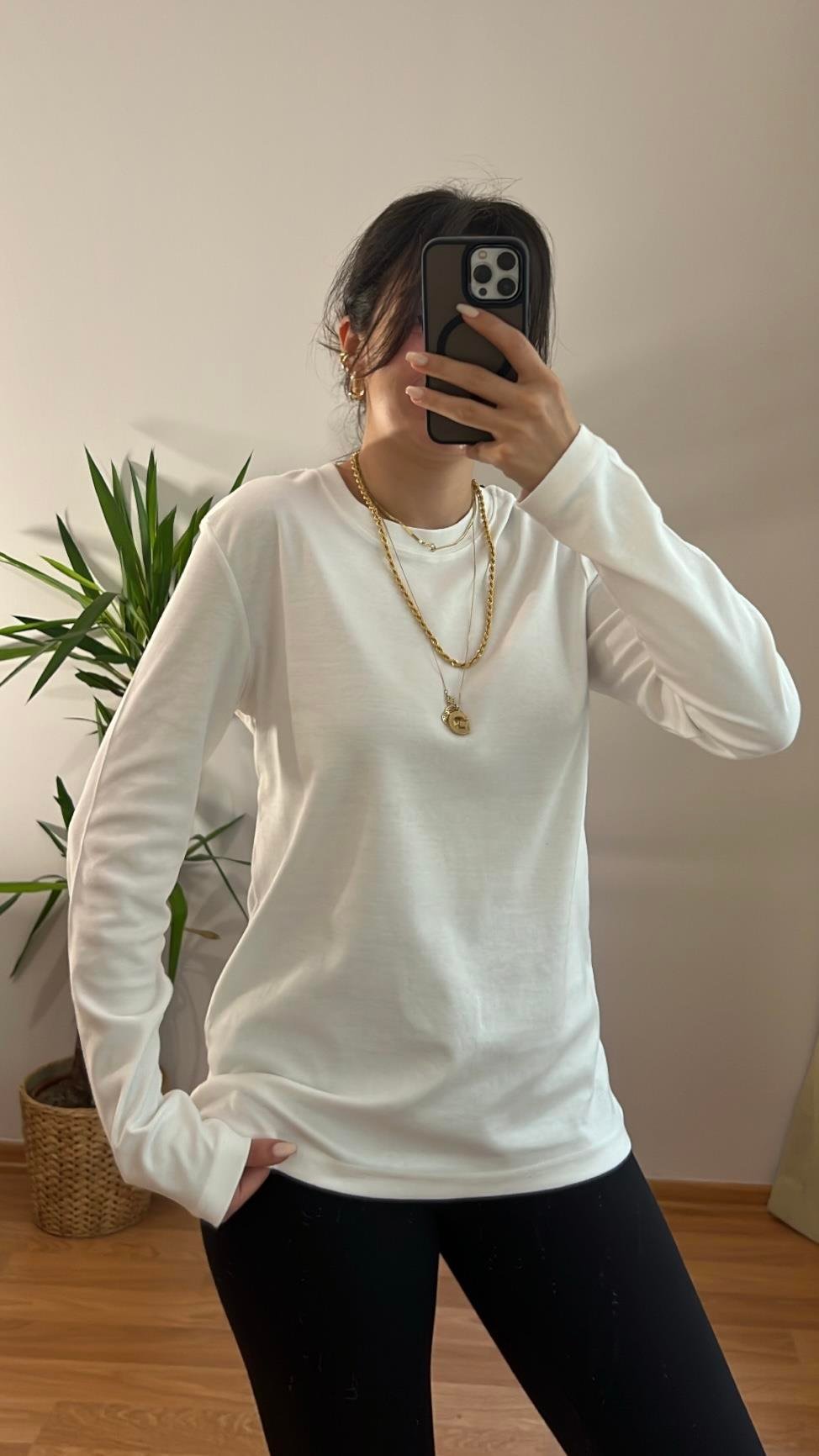 MASSİ UZUN KOLLU BASIC TİŞÖRT