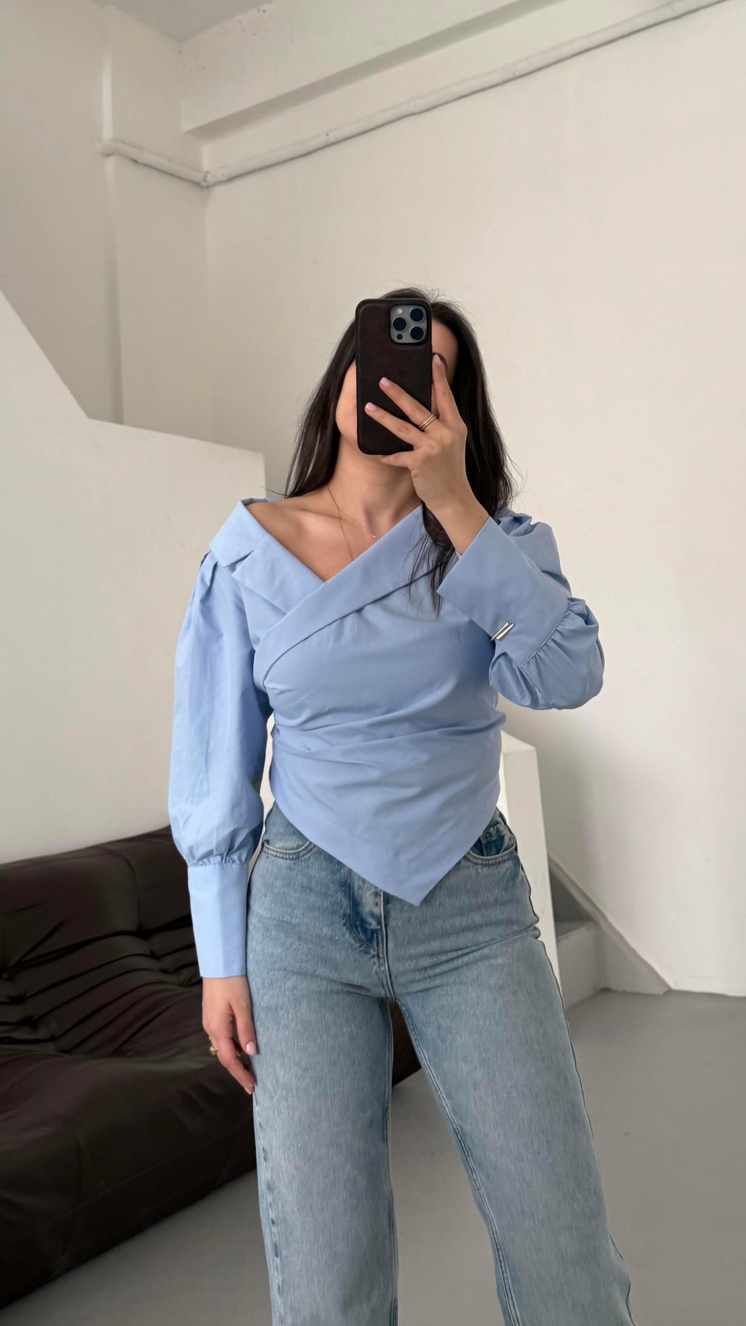 Mavi Tasarım Poplin Gömlek