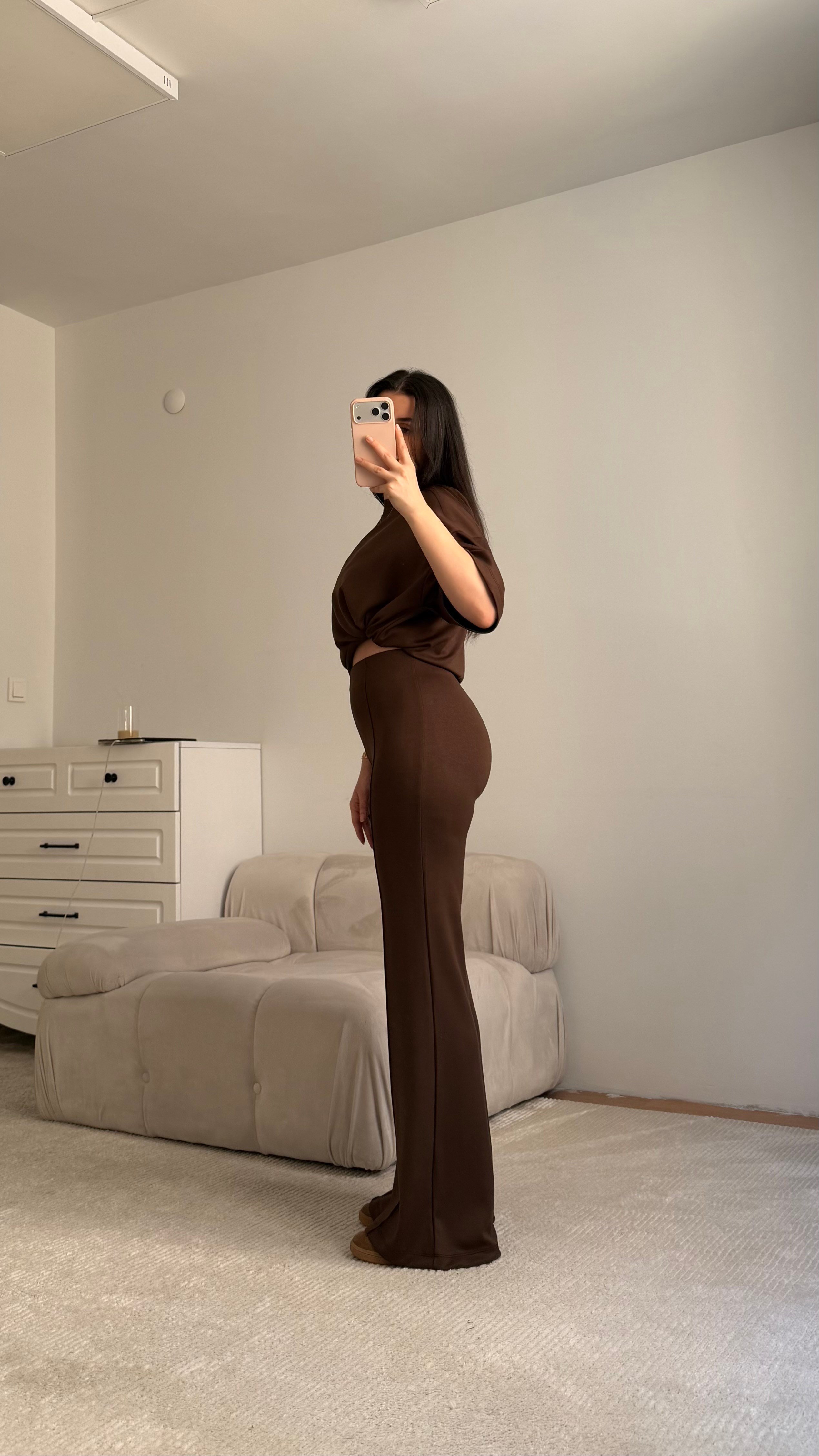 Mng Kahve Oversize İkili Takım