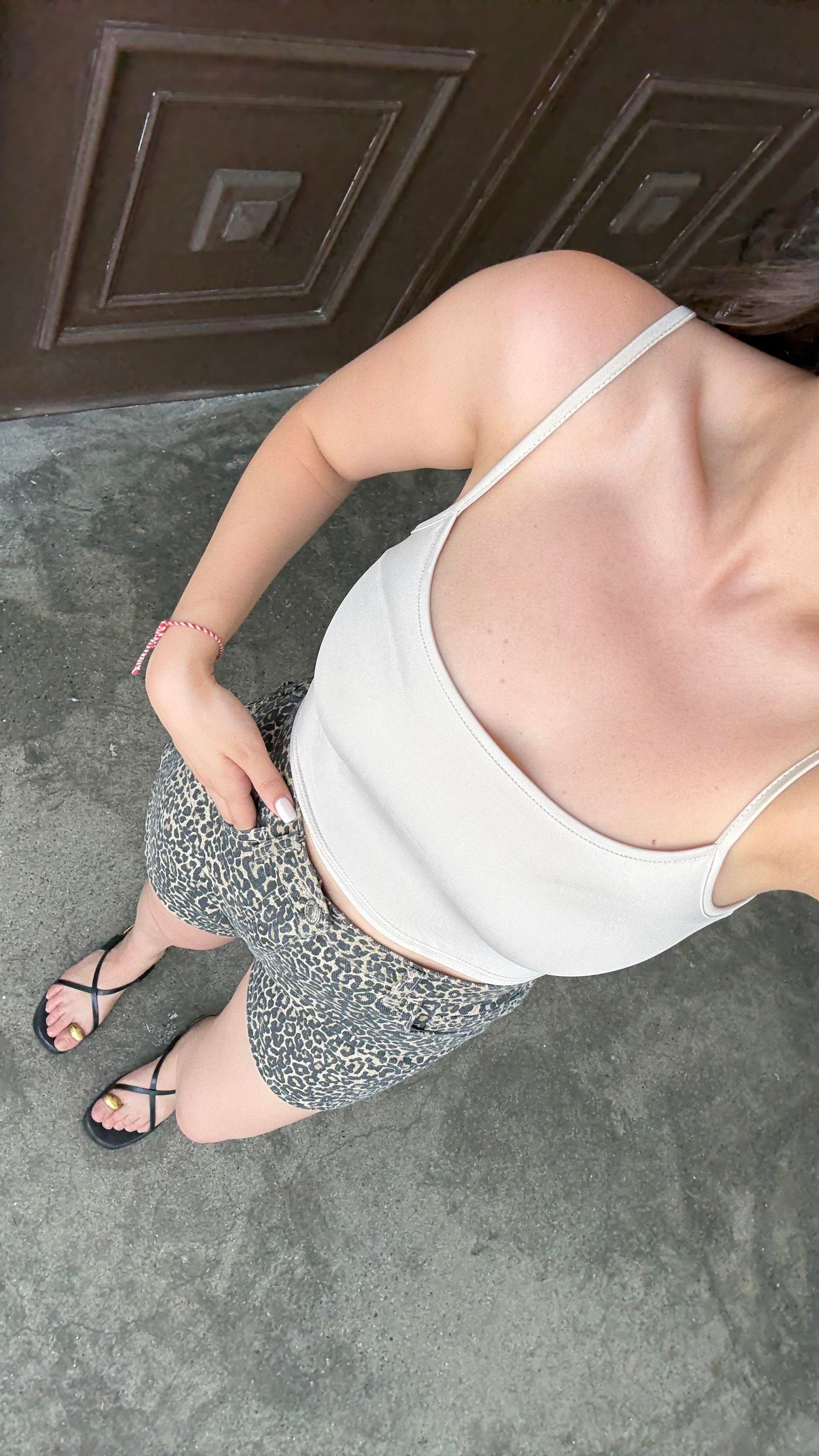 MNG Leopar Denim Şort
