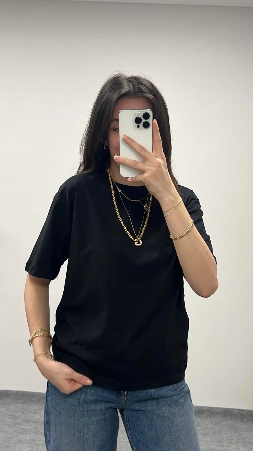 MNG SİYAH %100 ORGANİK PAMUK BASIC