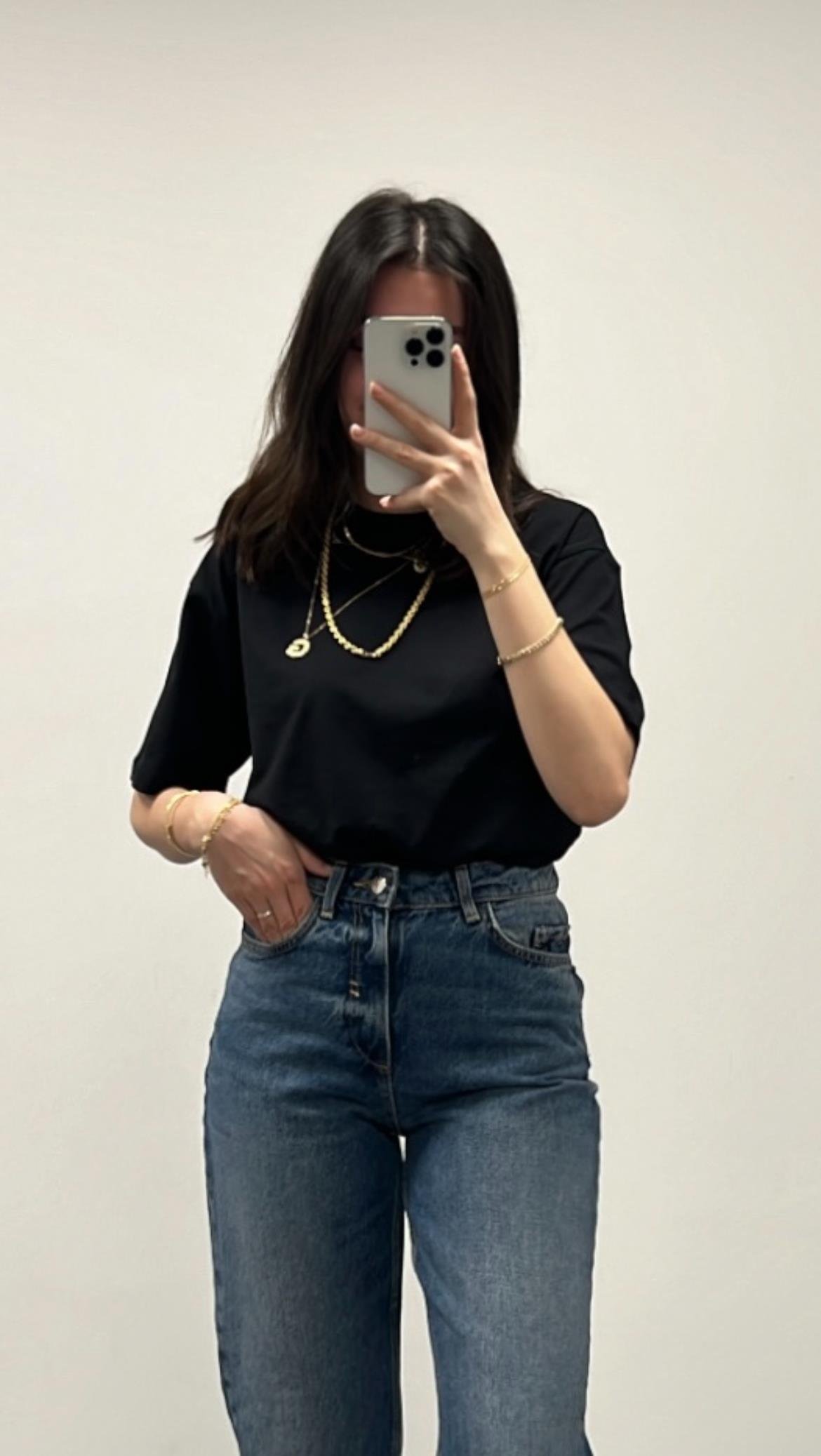 MNG SİYAH %100 ORGANİK PAMUK BASIC