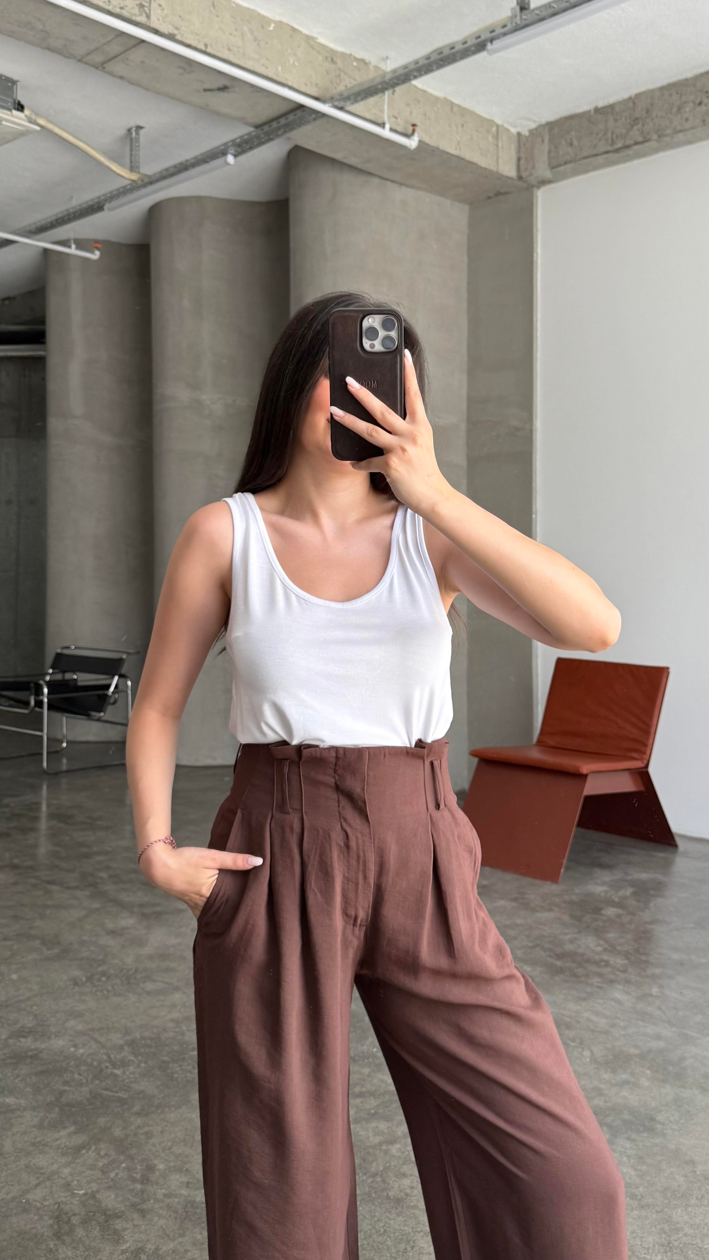 Modal Beyaz Basic Askılı Atlet