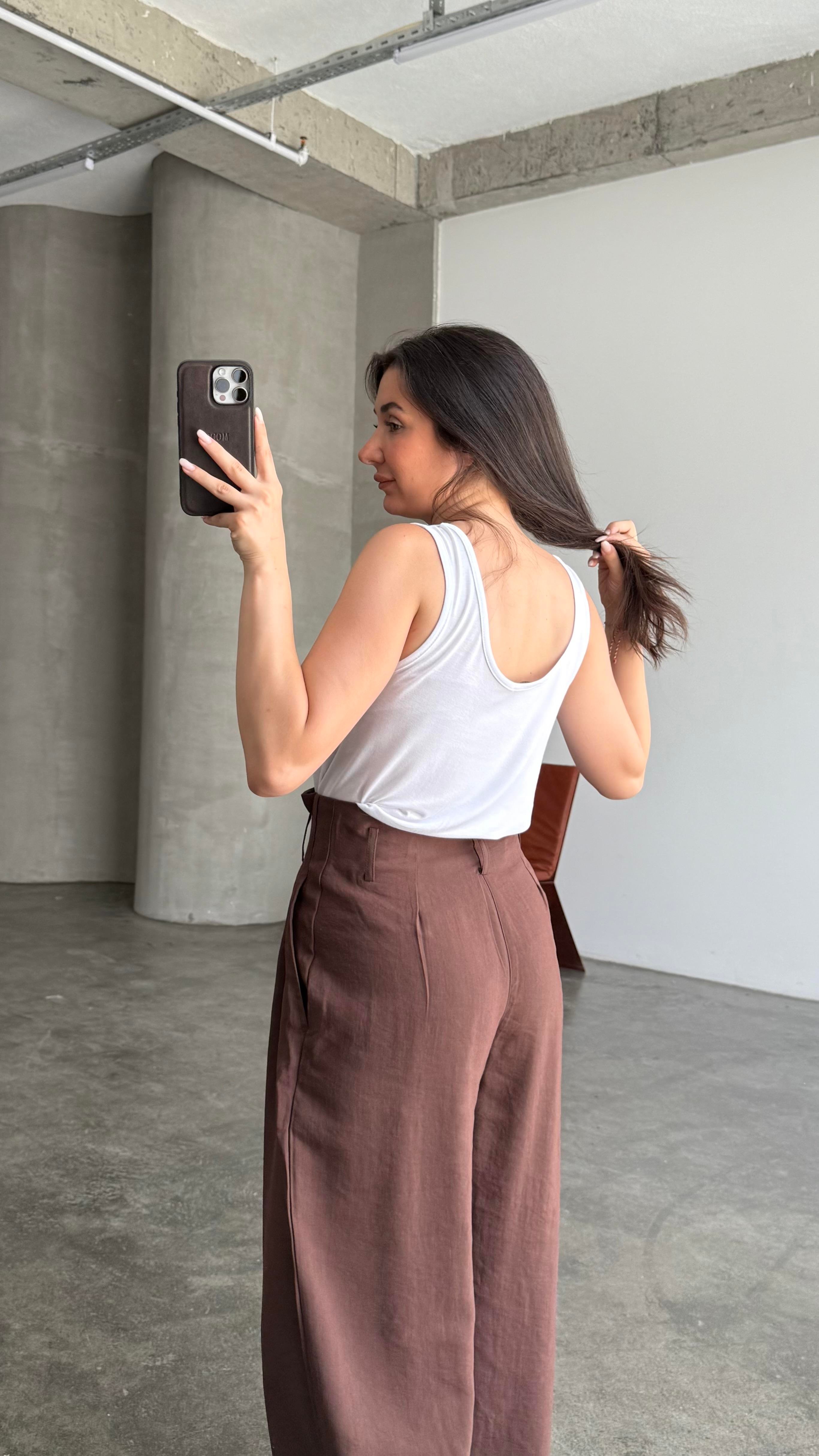 Modal Beyaz Basic Askılı Atlet