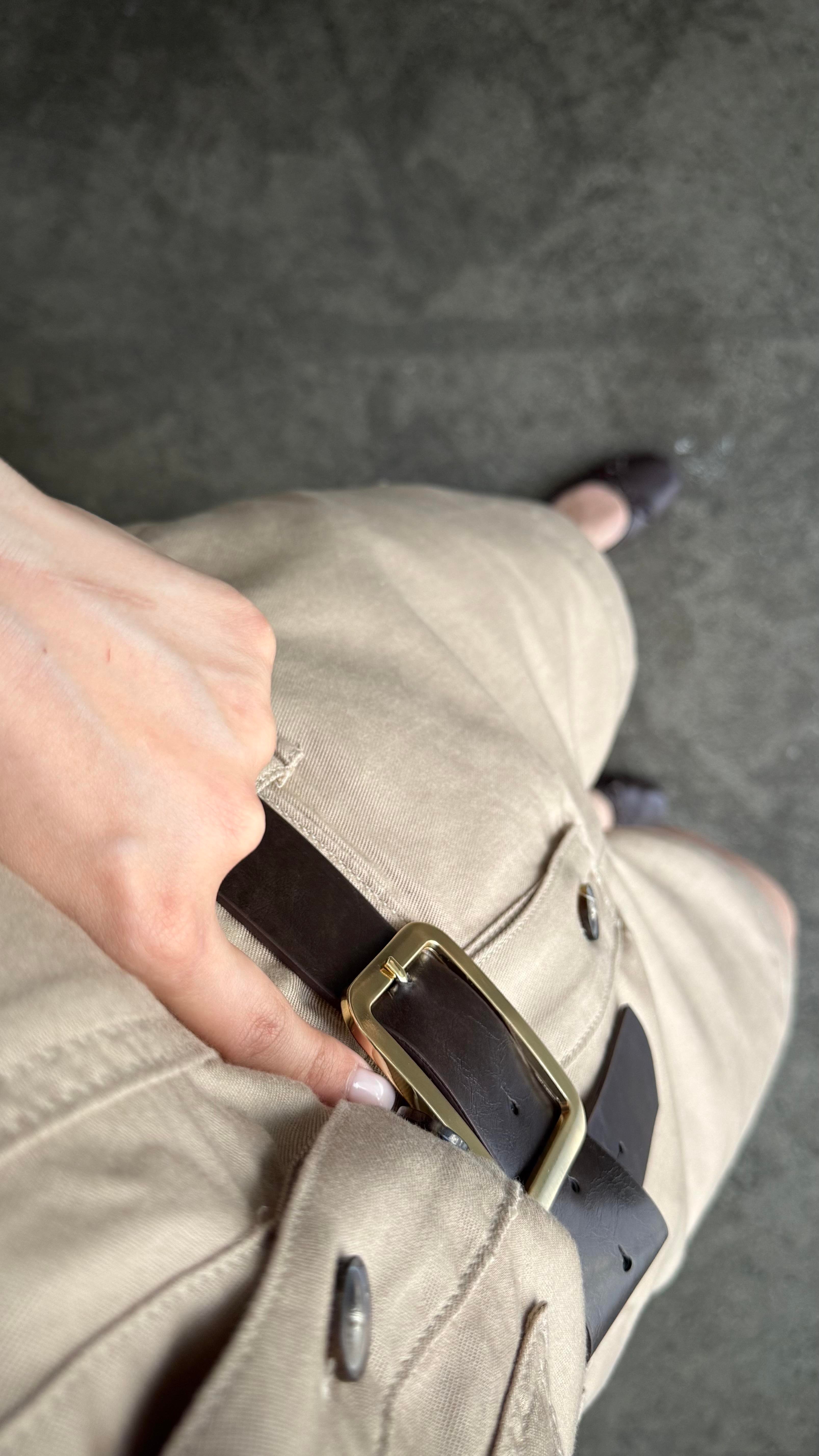 Mv Vizon Tensel Düğmeli Şort Tulum