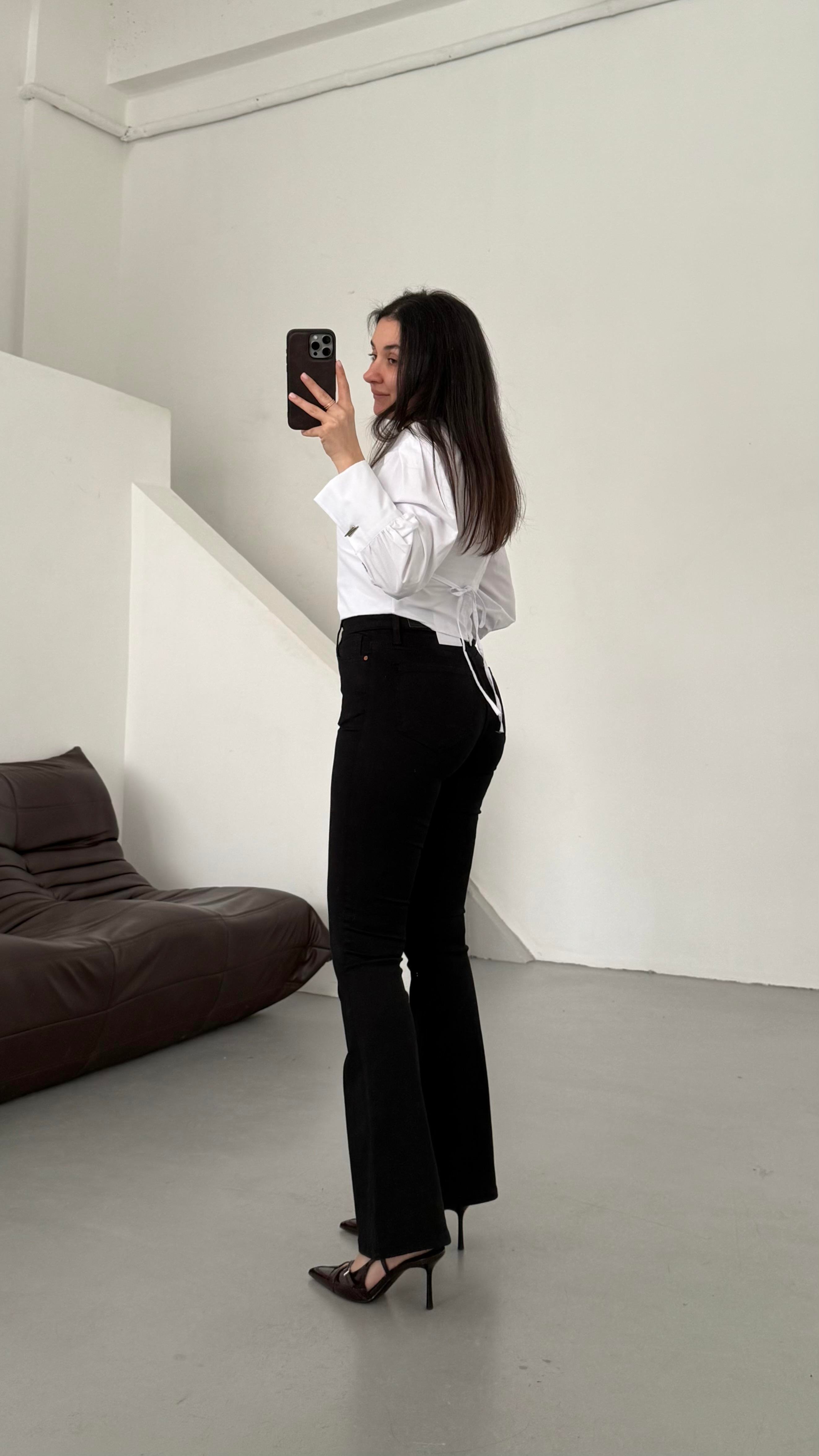 Never Siyah Flare Jean 