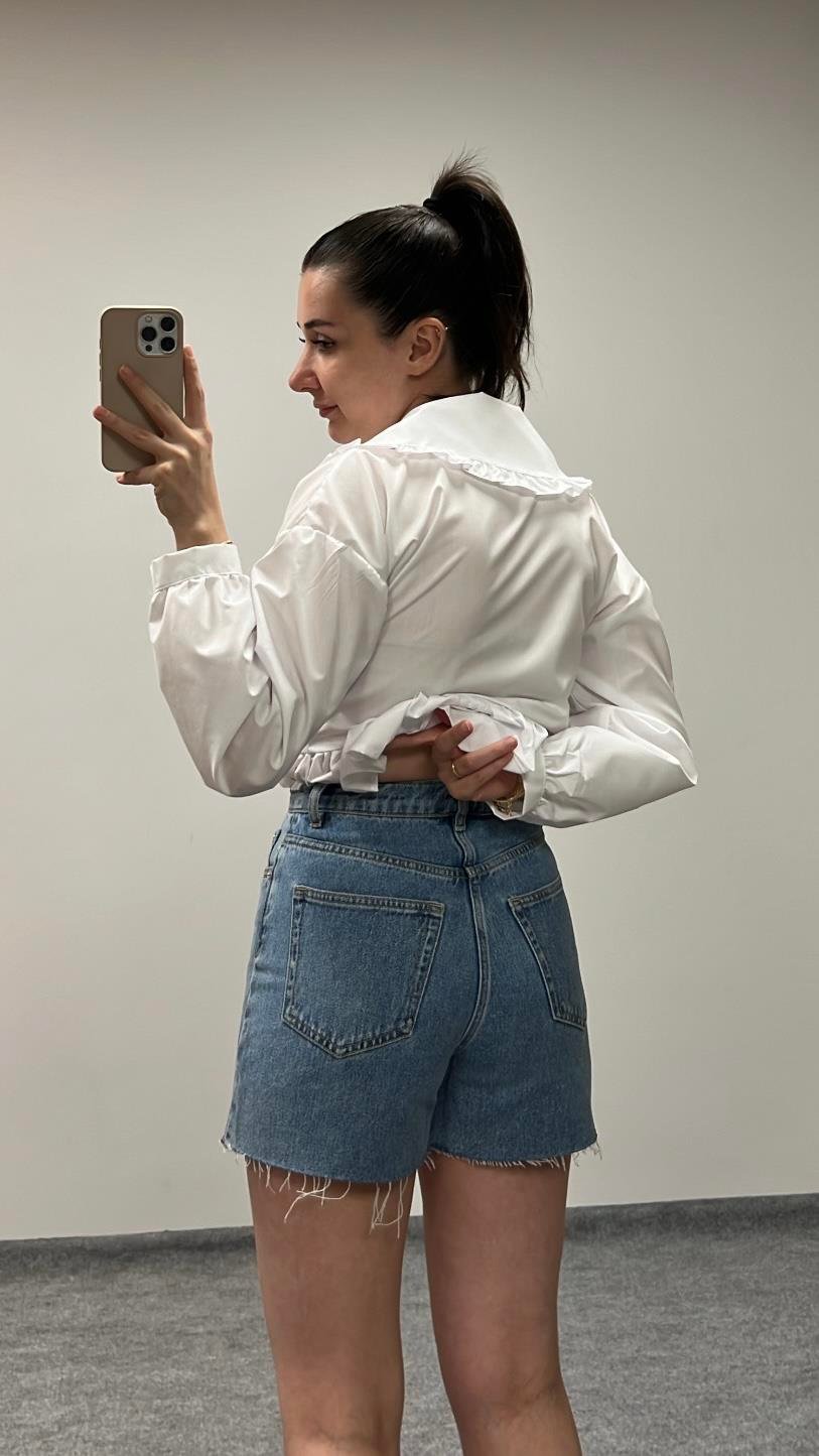 OTHER MAVİ DENİM ŞORT