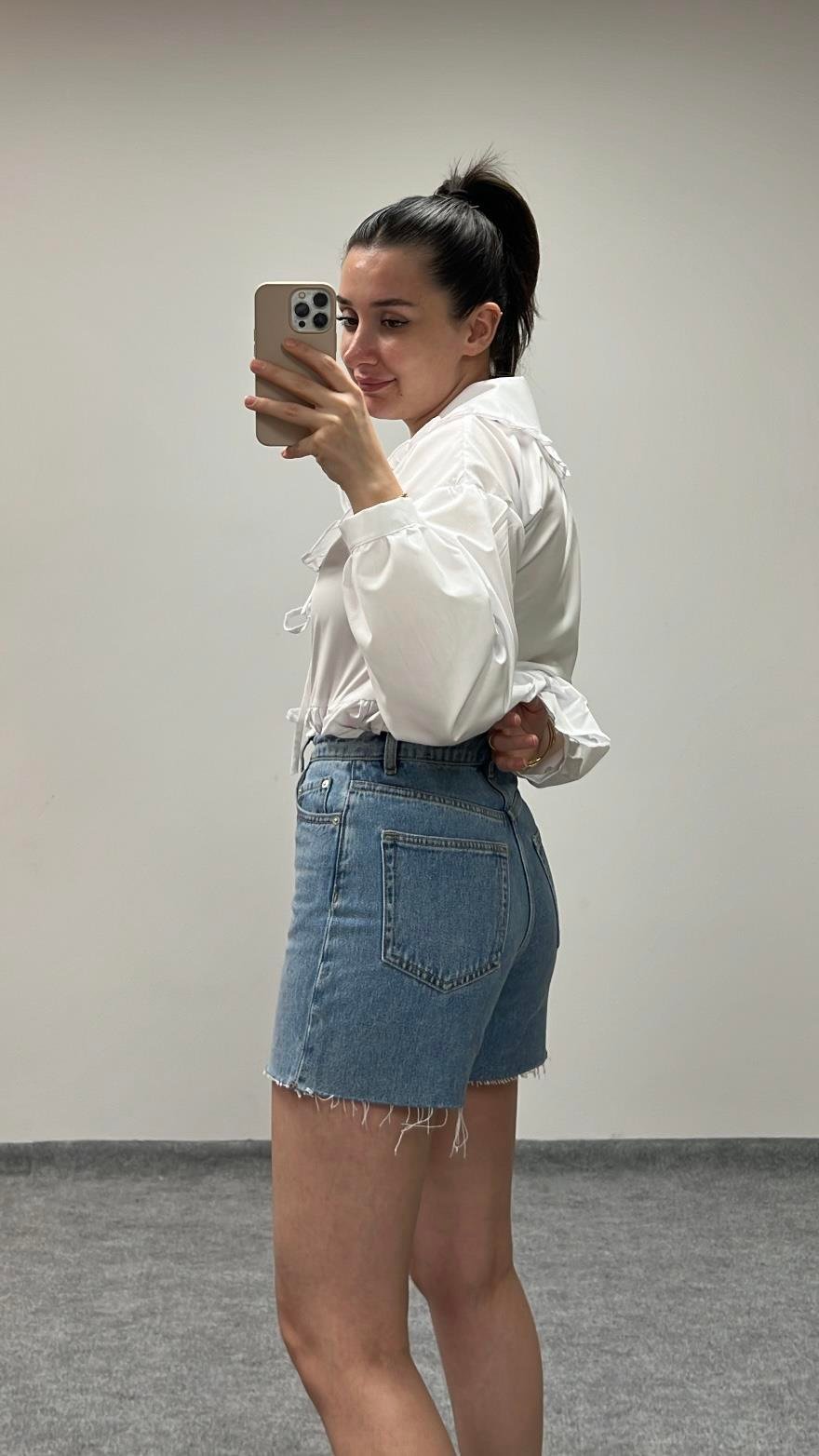 OTHER MAVİ DENİM ŞORT