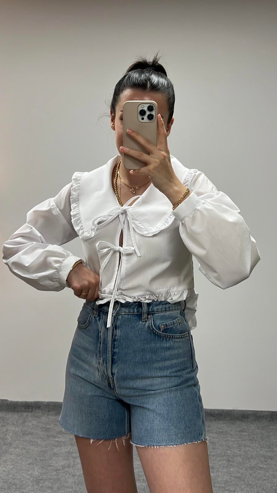 OTHER MAVİ DENİM ŞORT