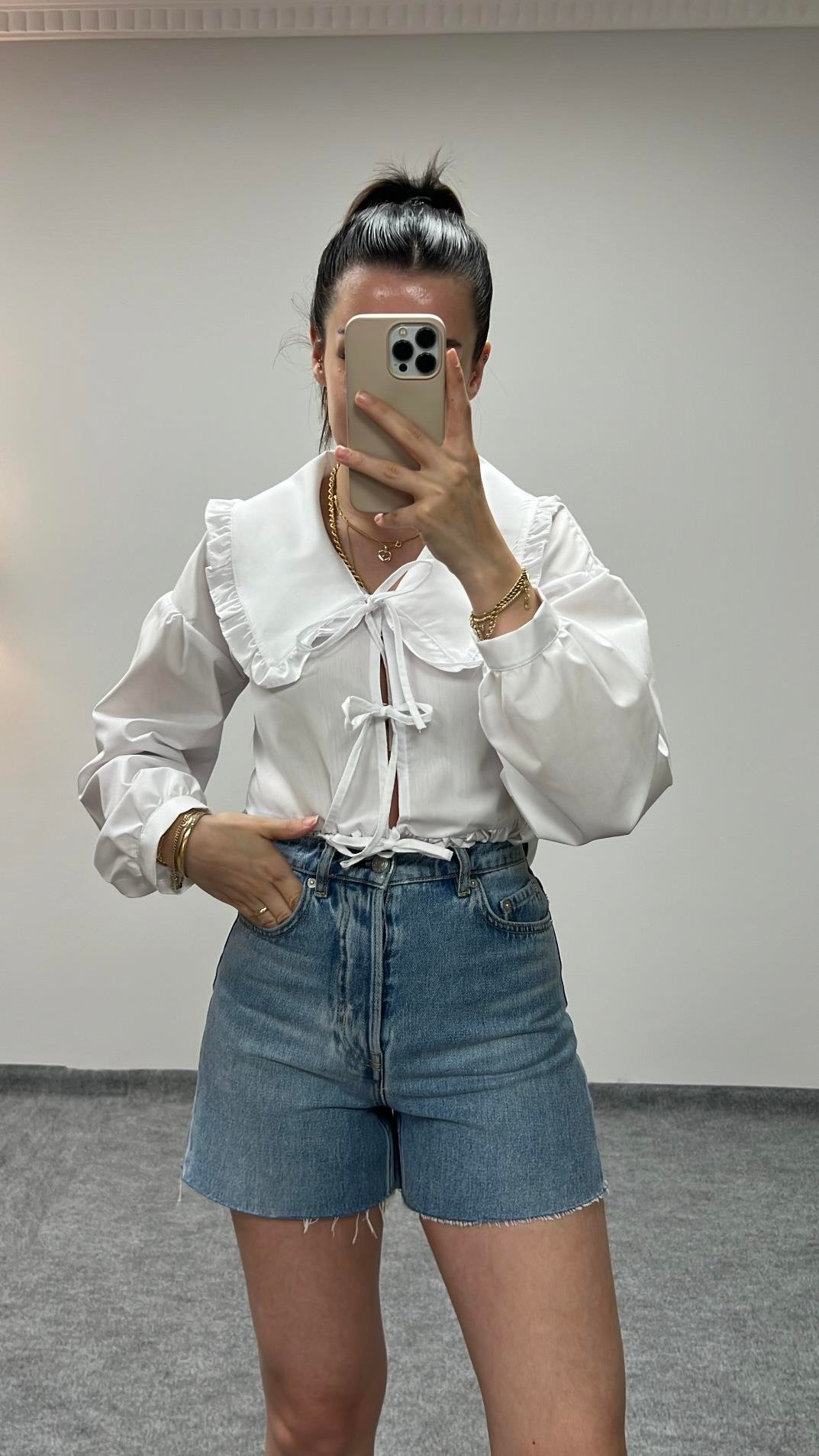 OTHER MAVİ DENİM ŞORT