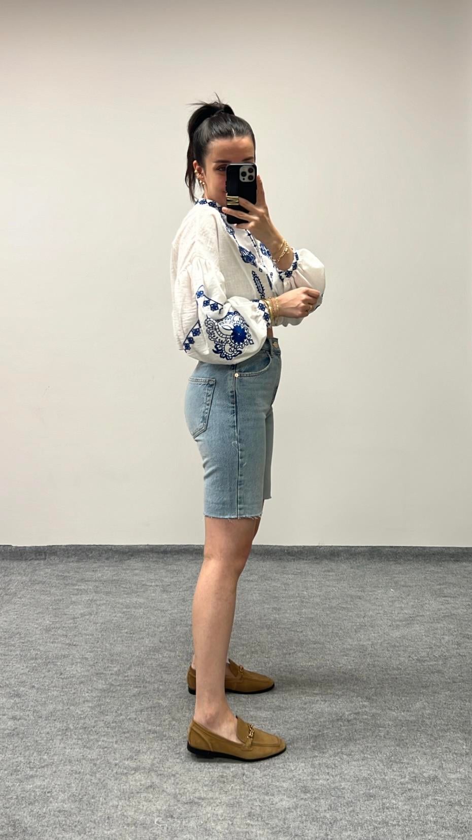 Pb Bermuda Denim Şort