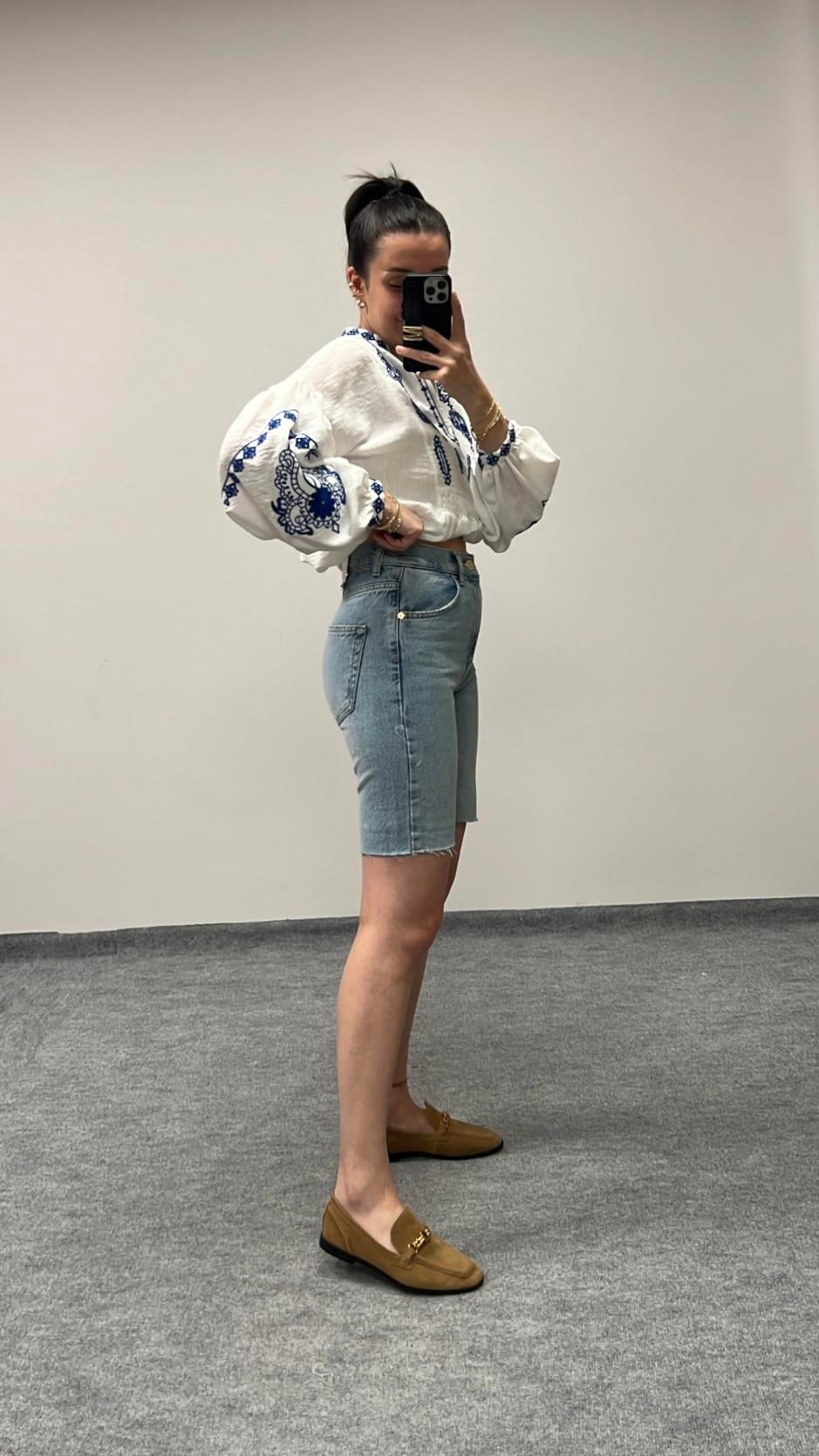 Pb Bermuda Denim Şort