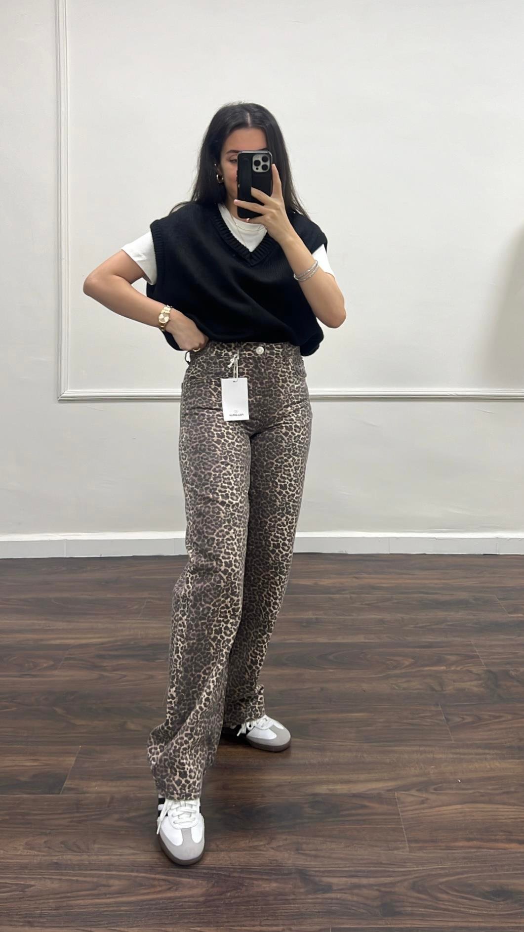 Pb Soluk Efektli Leopar Jean 