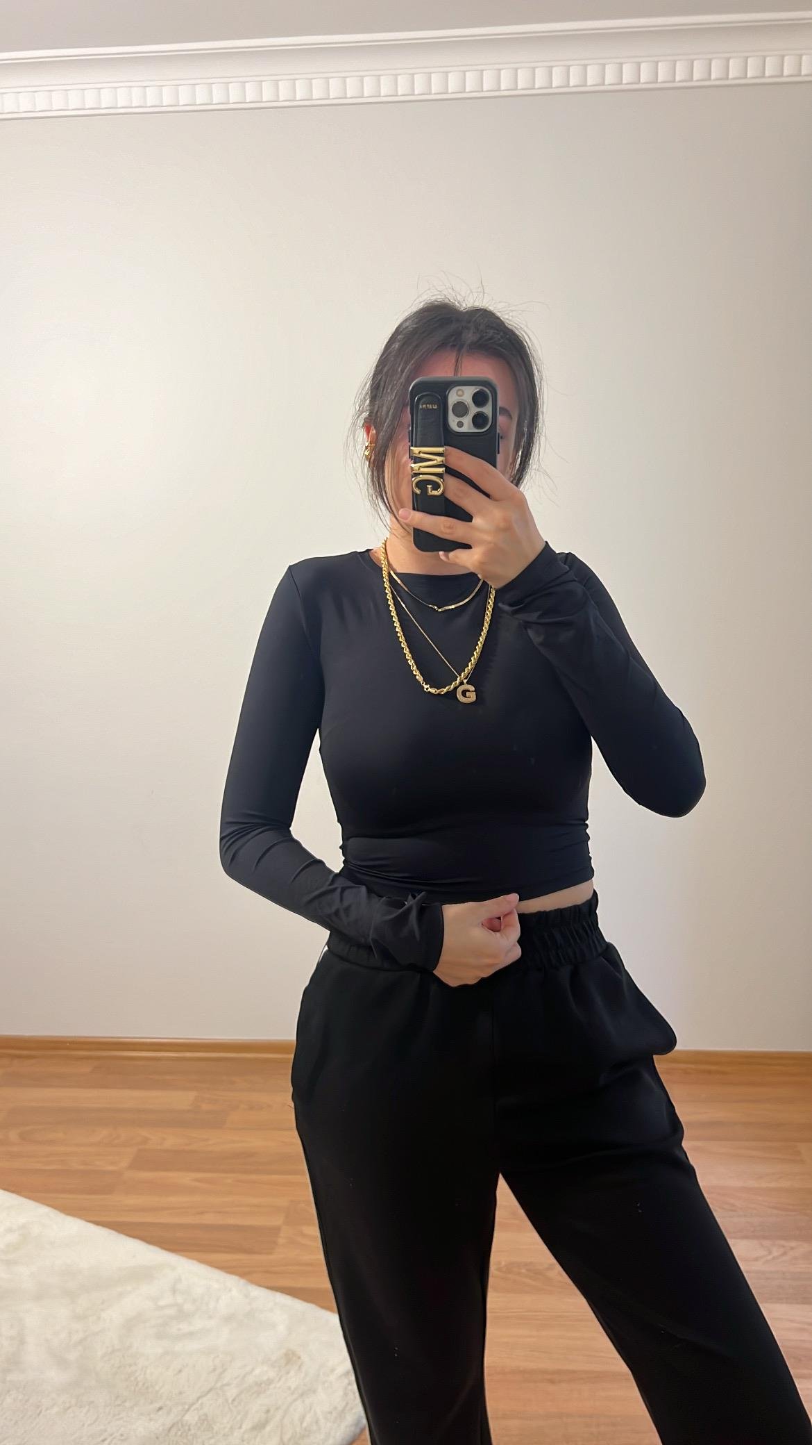 SKINS SİYAH STREÇ BASIC TİŞÖRT