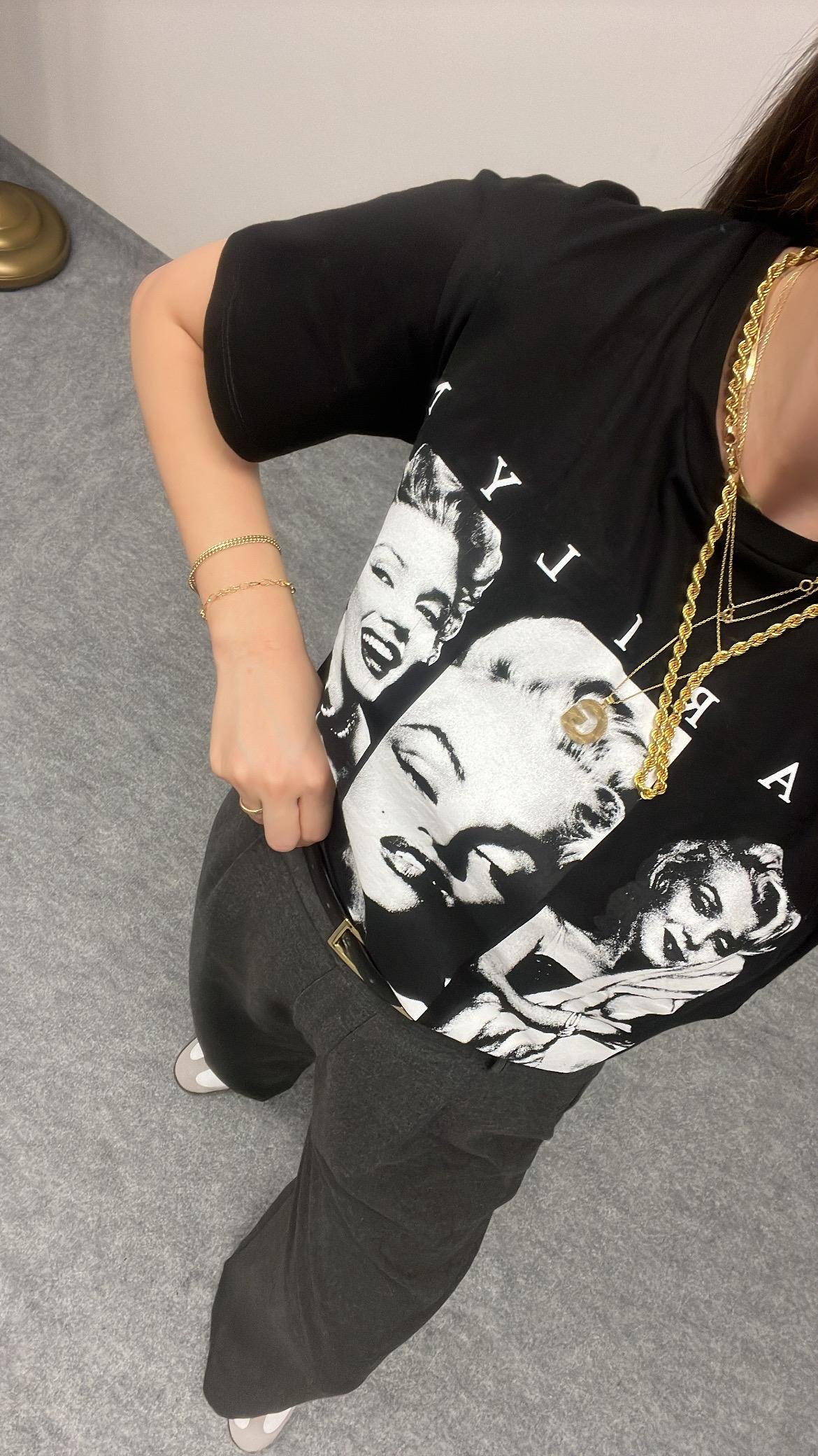 STAR BASKILI BASIC SİYAH TİŞÖRT