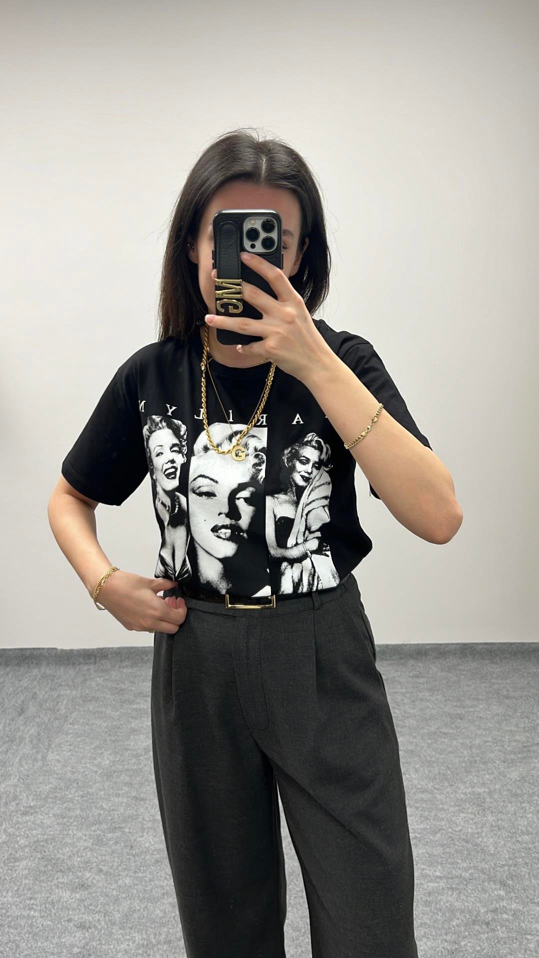 STAR BASKILI BASIC SİYAH TİŞÖRT