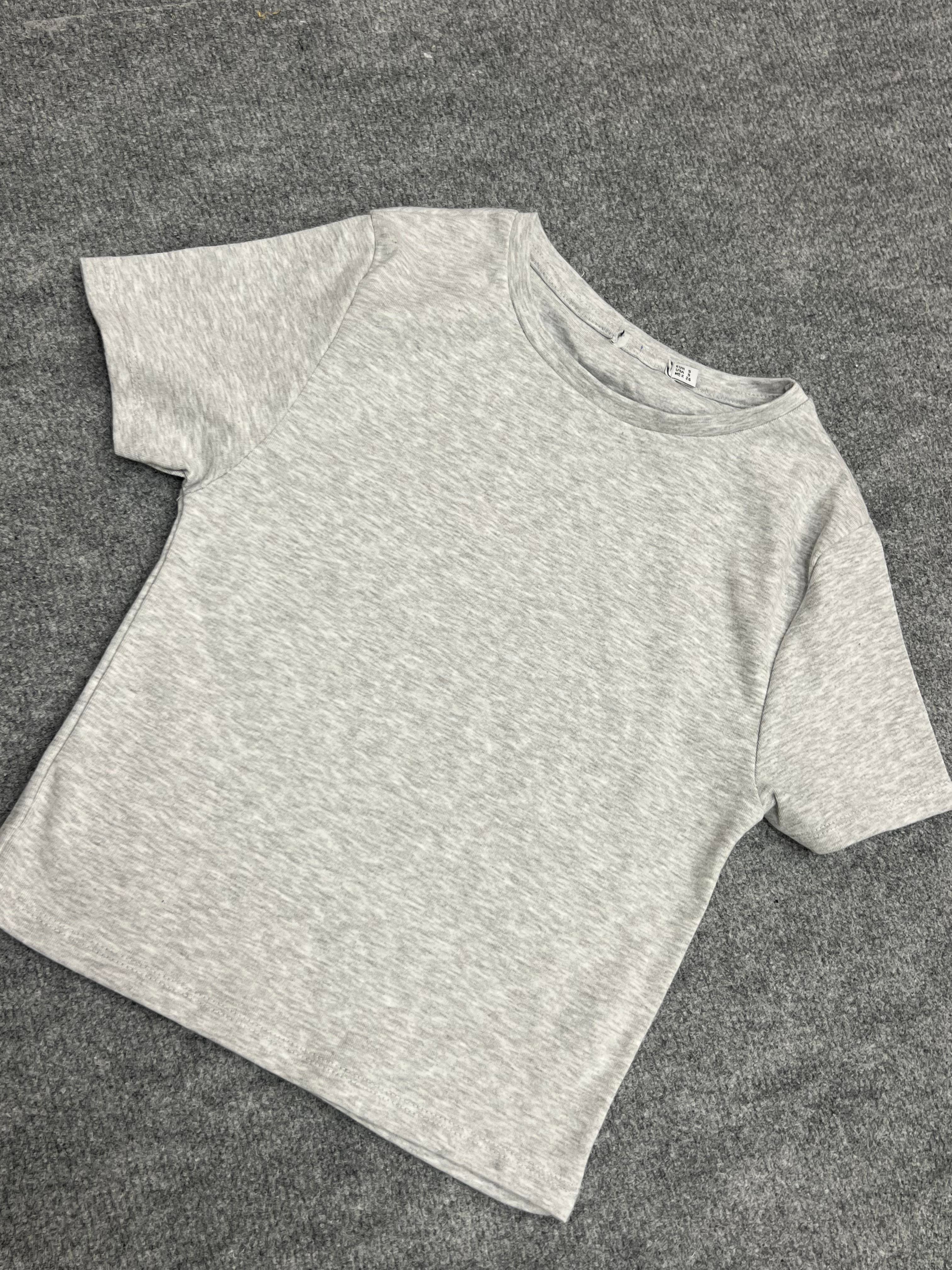 STAR GRİ KISA KOLLU BASIC 